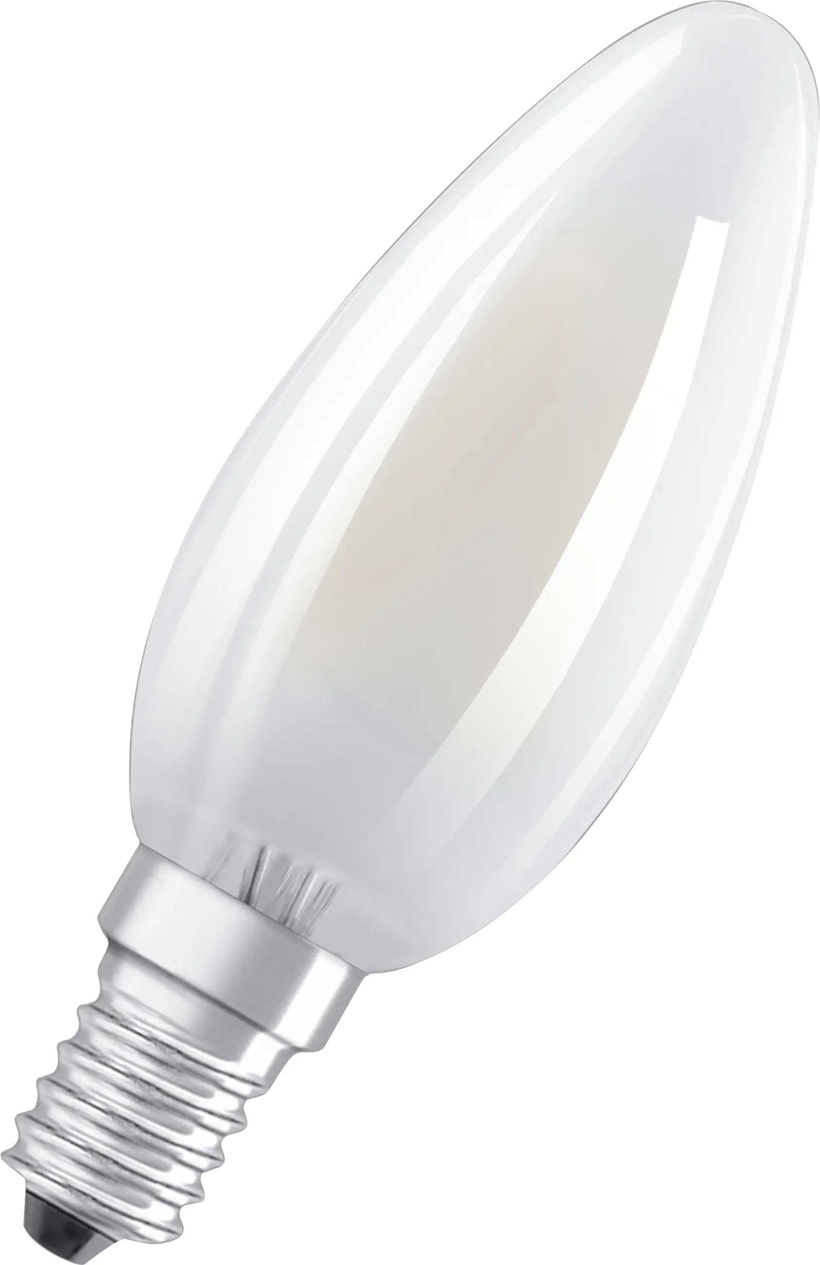 Bellalux LED Kerzenlampe Klassik B25 E14 2,5 W warmweiß weiß matt