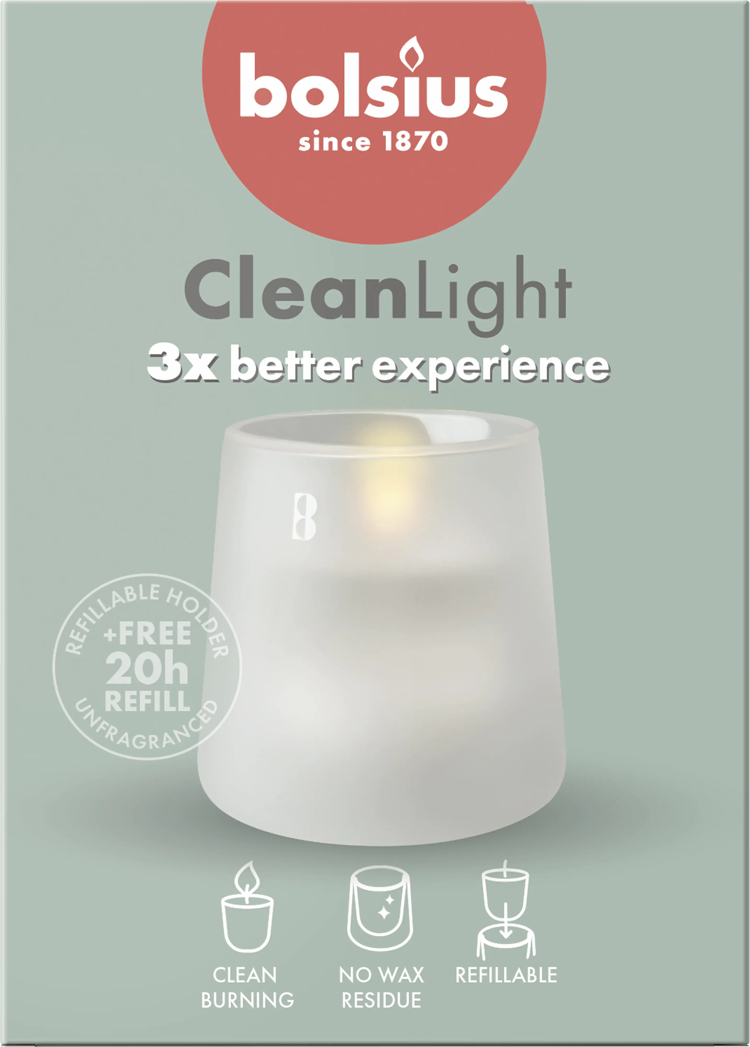 Bolsius Cleanlight Starterkit - ohne Duft Weiß Bolsius Cleanlight Starterkit - ohne Duft Weiß