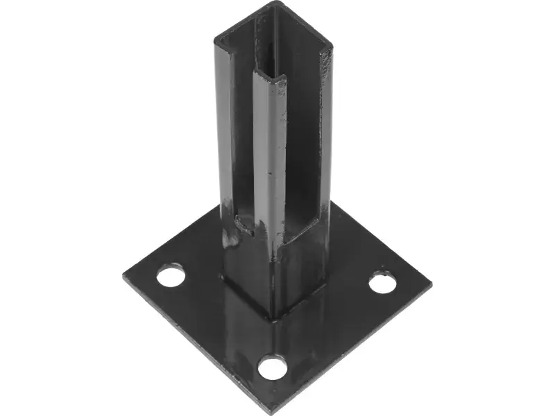 Floraworld Bodenplatte Zaunpfosten 10 x 10 cm anthrazit