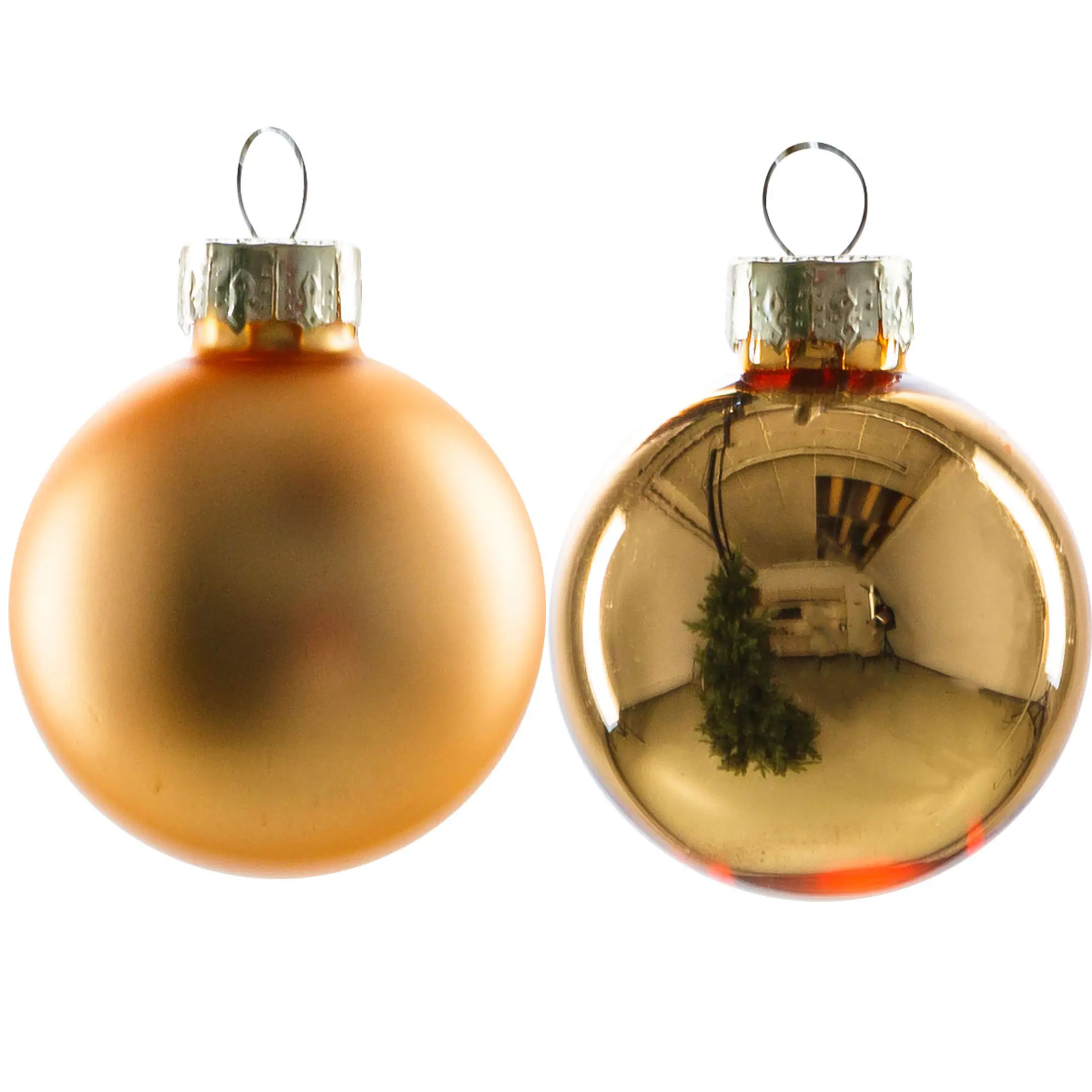 TrendLine Weihnachtskugeln aus Glas Ø 3,5 cm gold 16 Stück