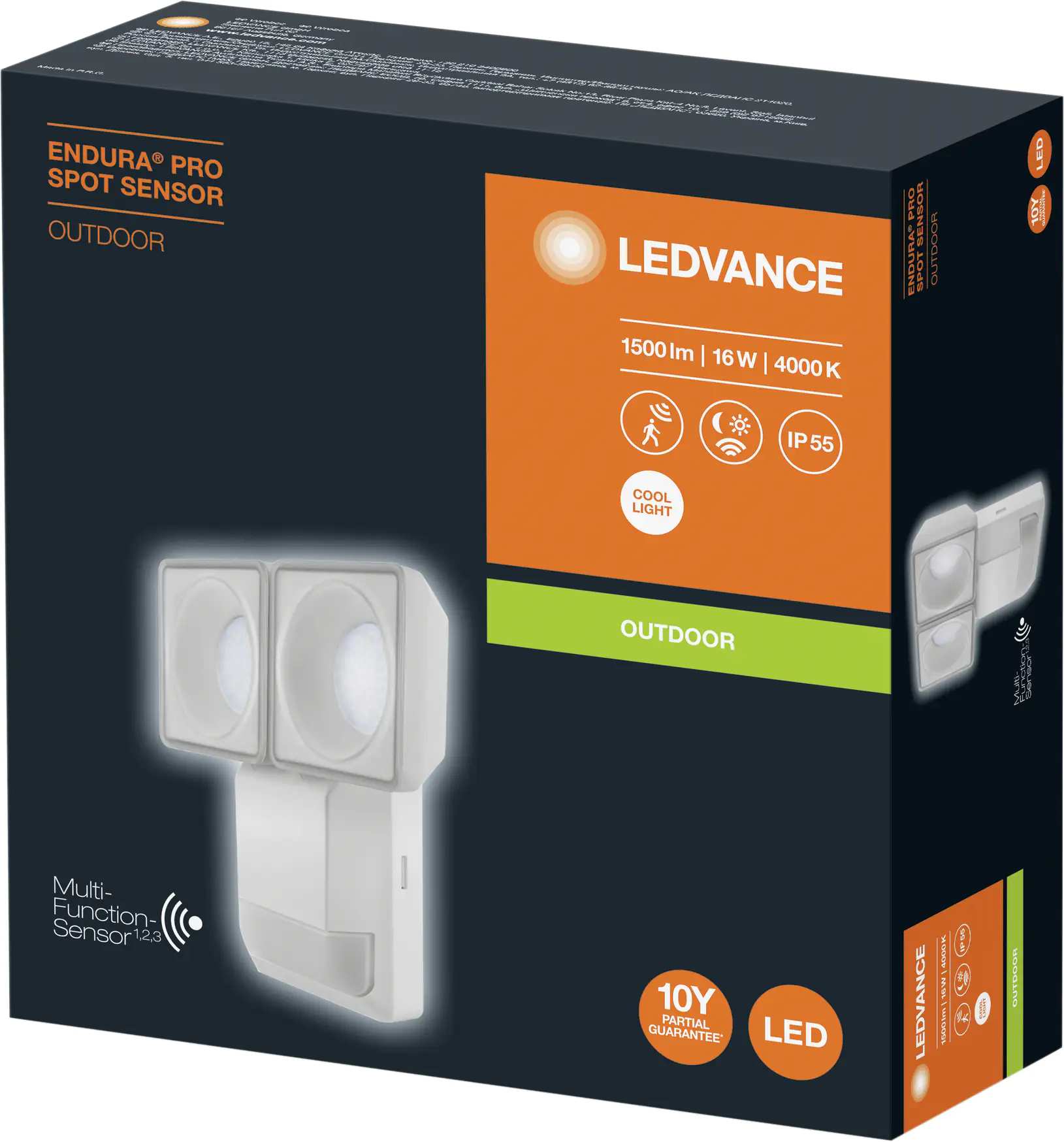 Ledvance LED Außenleuchte Endura Pro Spot Sensor weiß Ledvance LED Außenleuchte Endura Pro Spot Sensor weiß