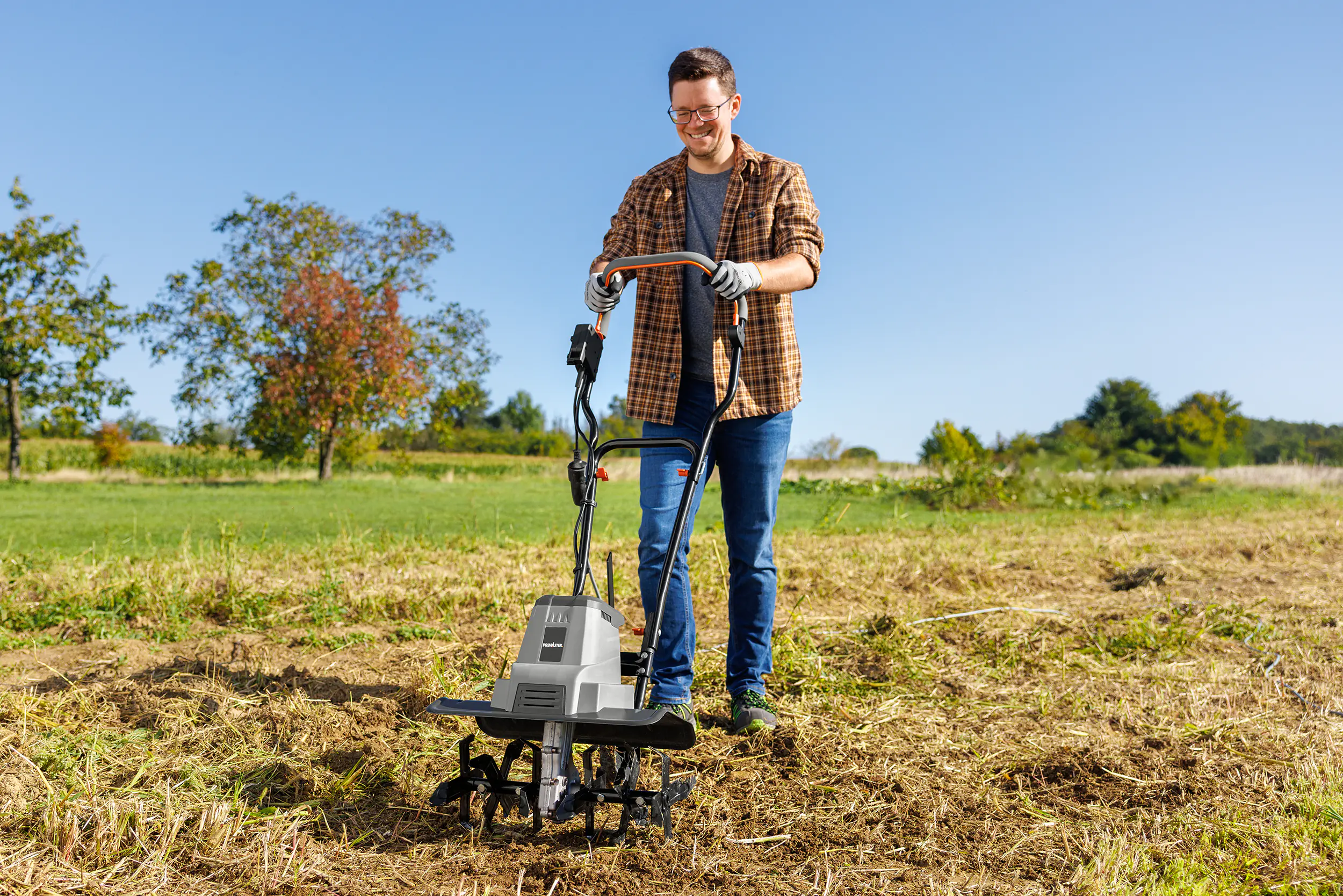 Primaster Elektro Bodenhacke PEB 1500 1500 W 32/45 cm Arbeitsbreite