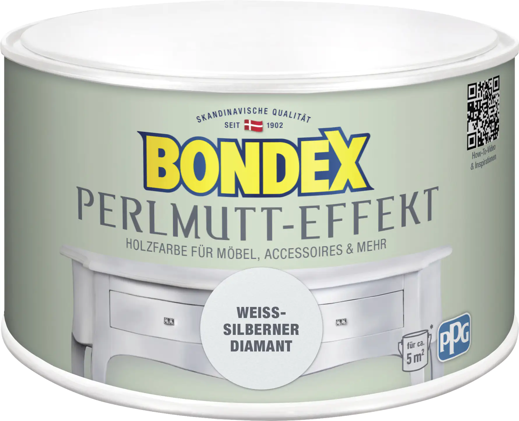 Bondex Holzfarbe Perlmutt-Effekt 500 ml weißer diamant Bondex Holzfarbe Perlmutt-Effekt 500 ml weißer diamant