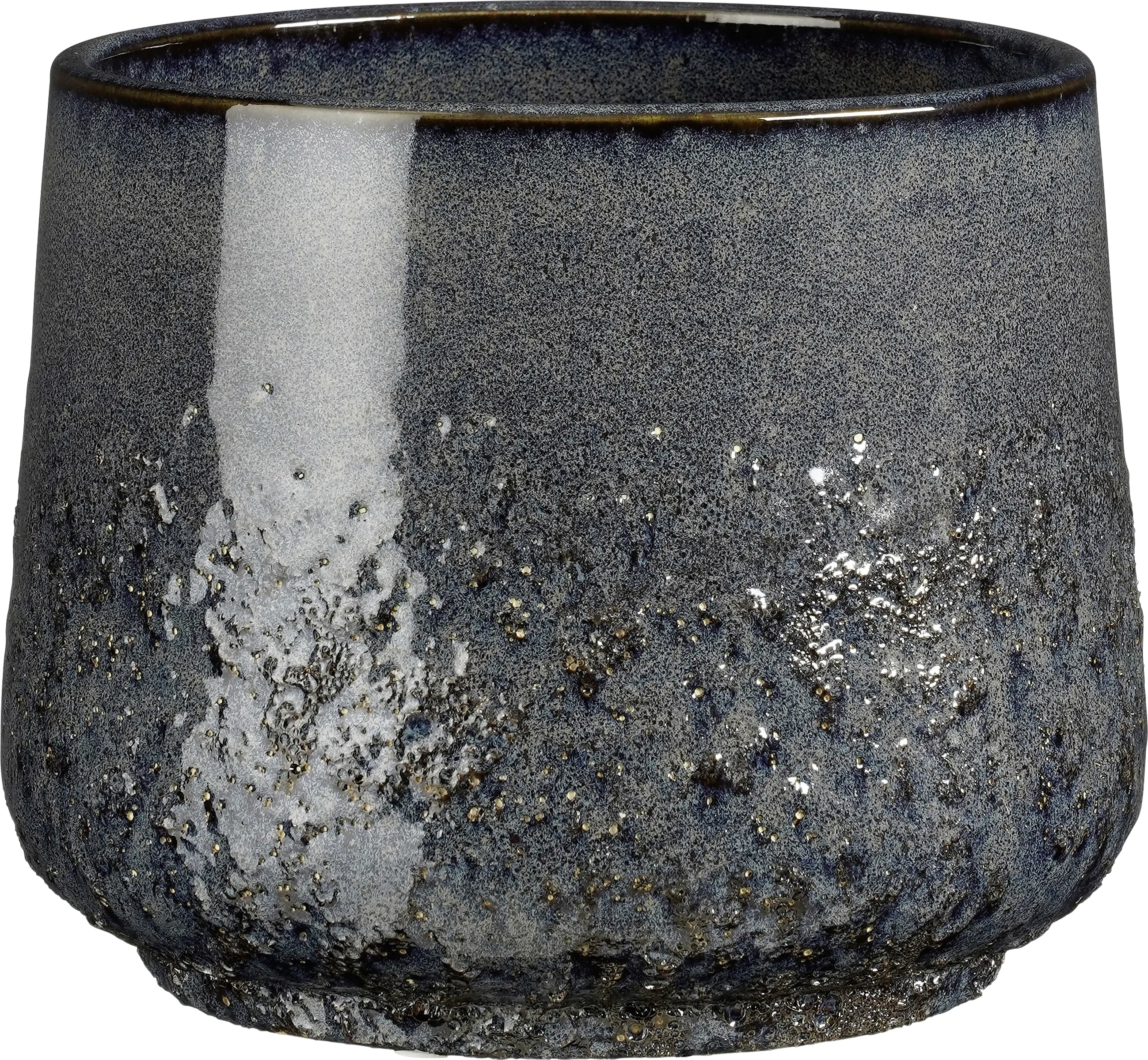 Mica Decorations Topf Mylo ceramic 16 x 19 cm blau