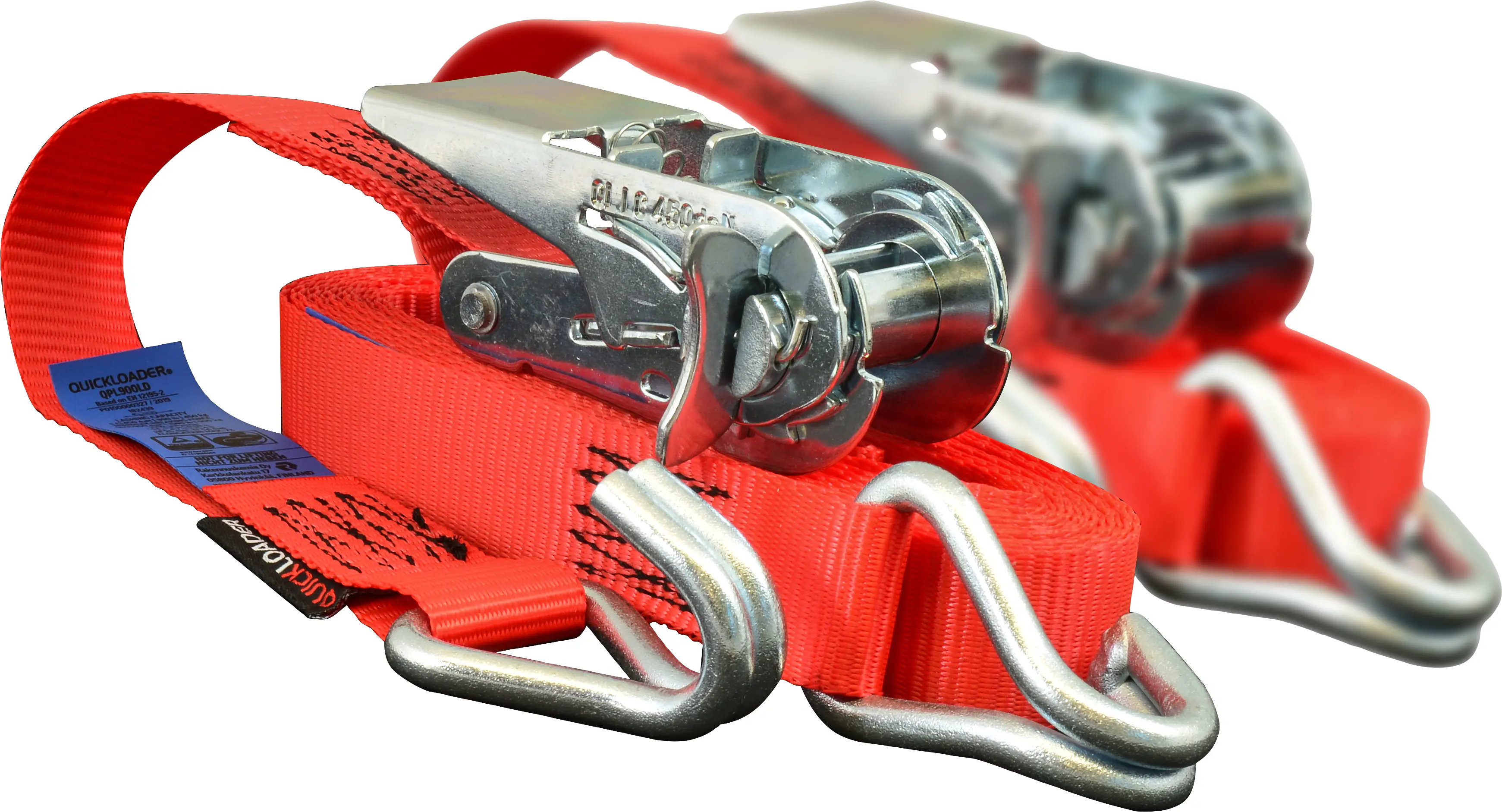 QUICKLOADER® Spanngurt Professionel 25 mm x 5 m 2 Stück rot 