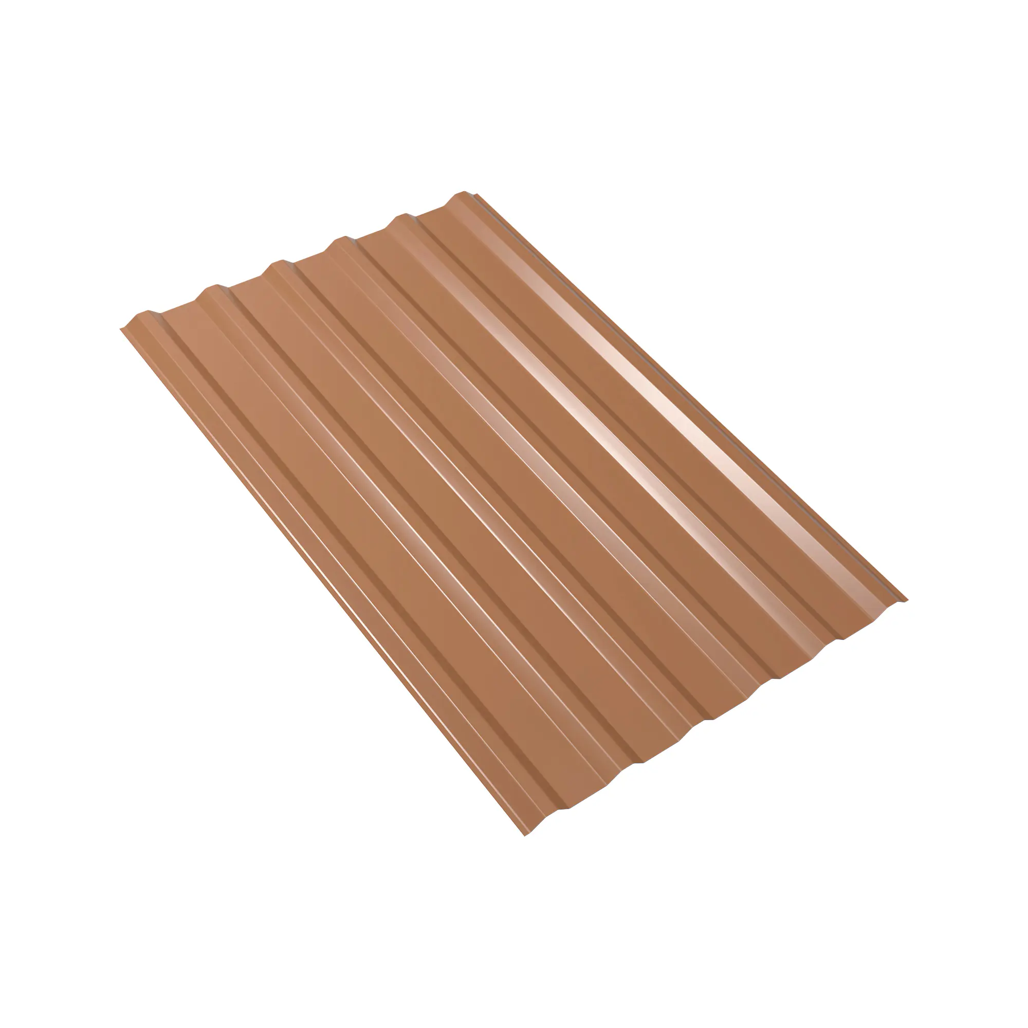 Weckman Trapezblech 120 x 77,6 cm 0,5 mm ziegelrot