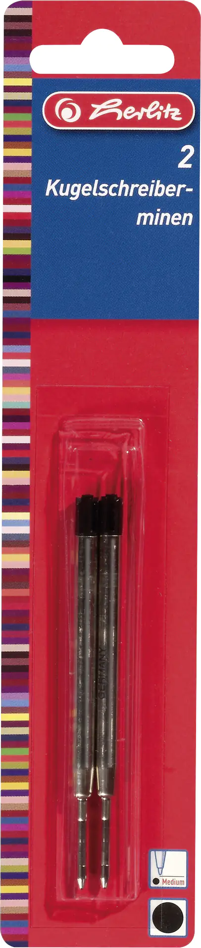 herlitz Kugelschreibermine Profisize schwarz