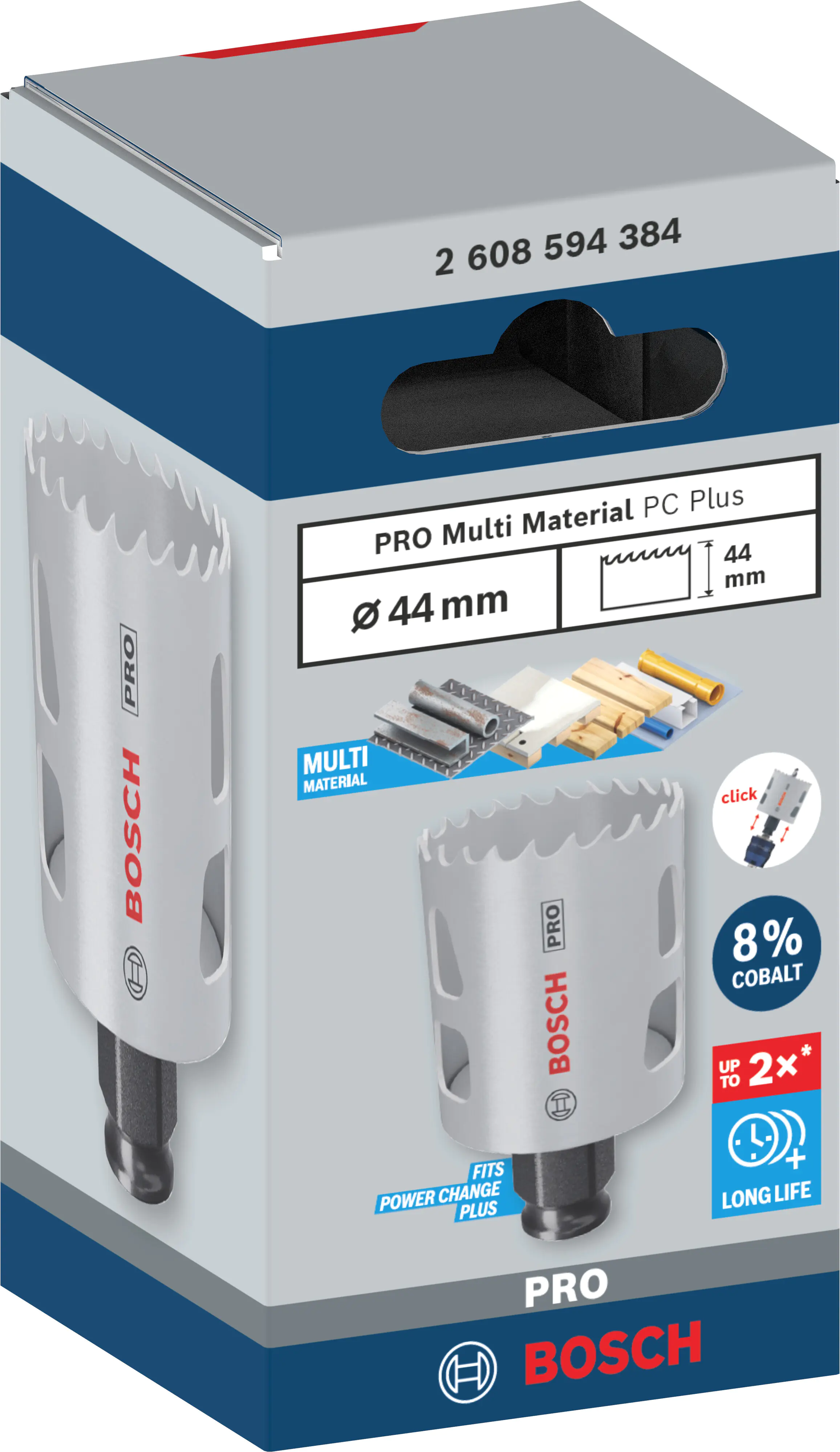 Bosch PRO Multi Material PC Plus Lochsäge 44 mm