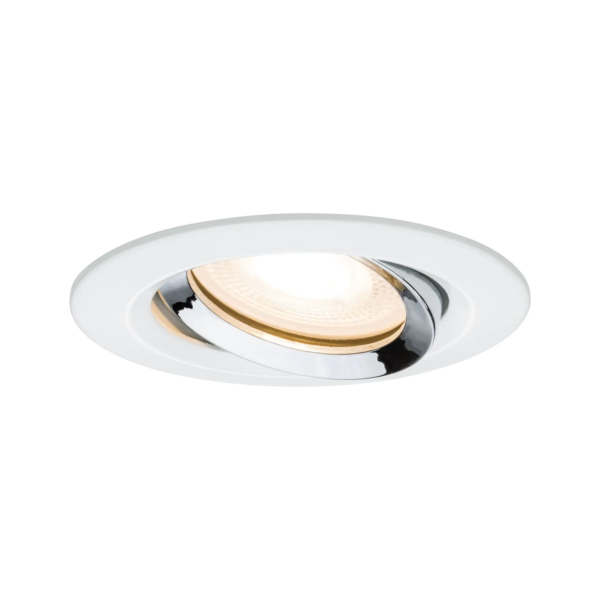 Paulmann LED Außen-Einbauleuchte Nova Plus weiß-chrom 9,3 cm GU10