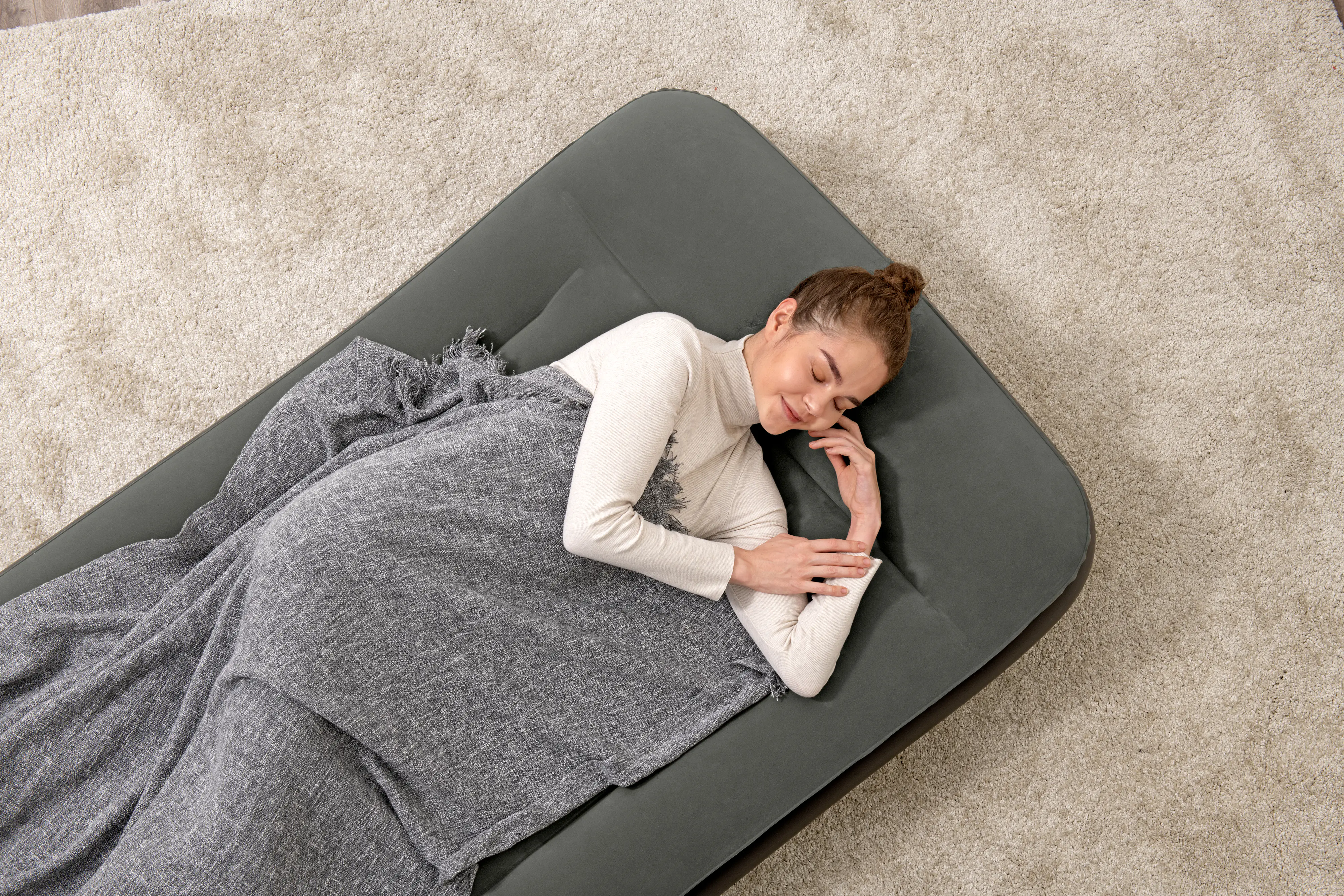 Bestway Luftbett dunkelgrau 188 x 99 x 30 cm