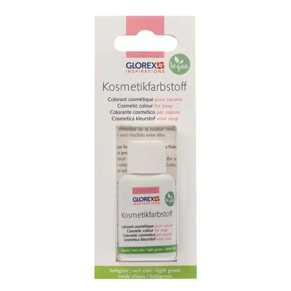 Glorex Seifen-Kosmetik-Farbstoff hellgrün 20 ml