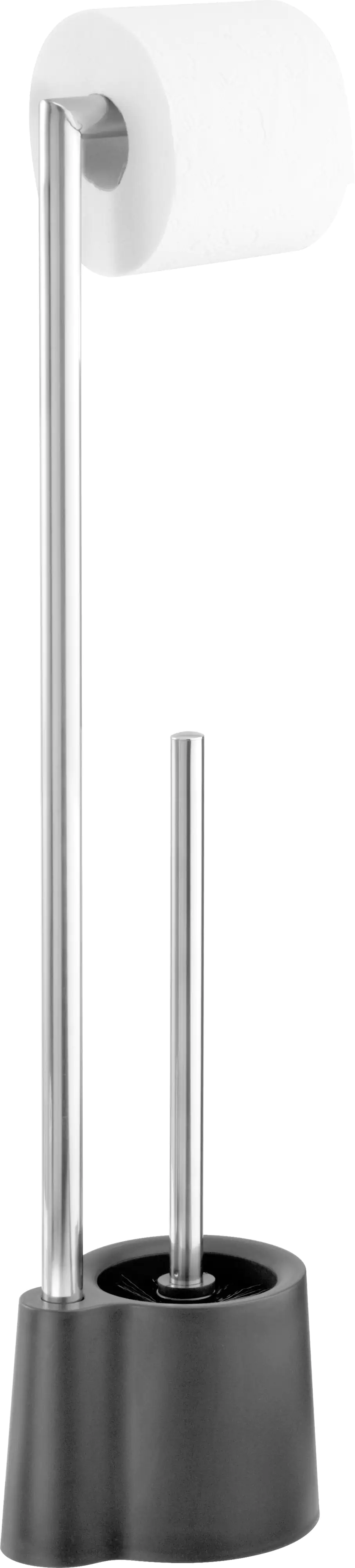 Wenko Stand WC-Garnitur Avola schwarz Wenko Stand WC-Garnitur Avola schwarz