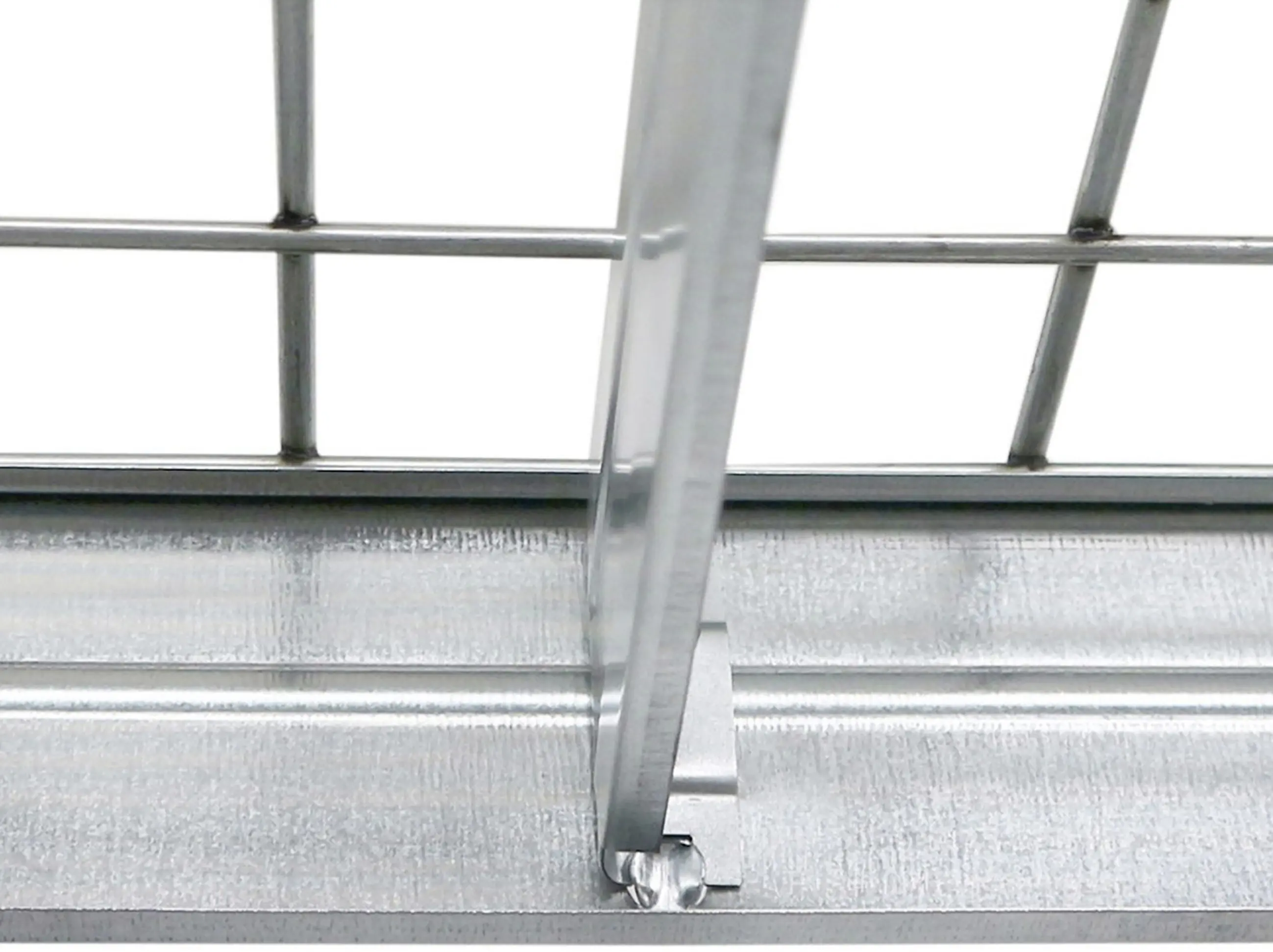 Ar Shelving Schwerlastregal Rivet Wire verzinkt 180 x 150 cm 4 Stahlgitterböden 1000 kg