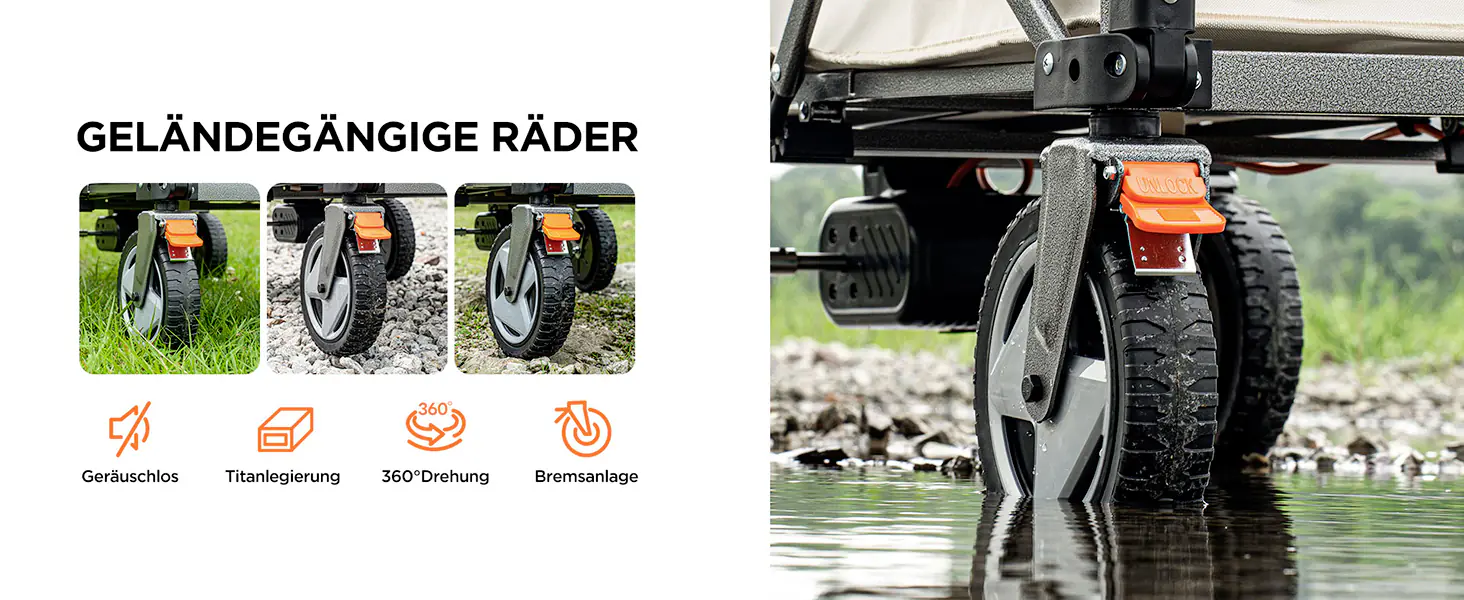 Litheli Bollerwagen 450 W W1 Pro, inkl. Akku 4.0 Ah