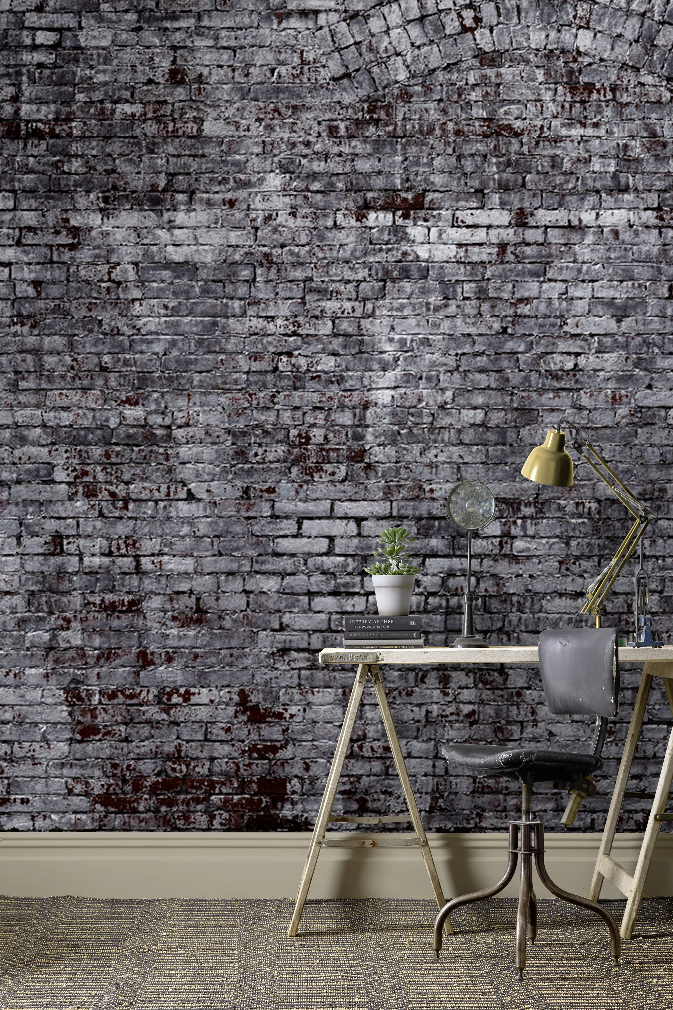 Rasch Vlies Fototapete 940954 Grau Muster & Motive 3 m x 3,72 m