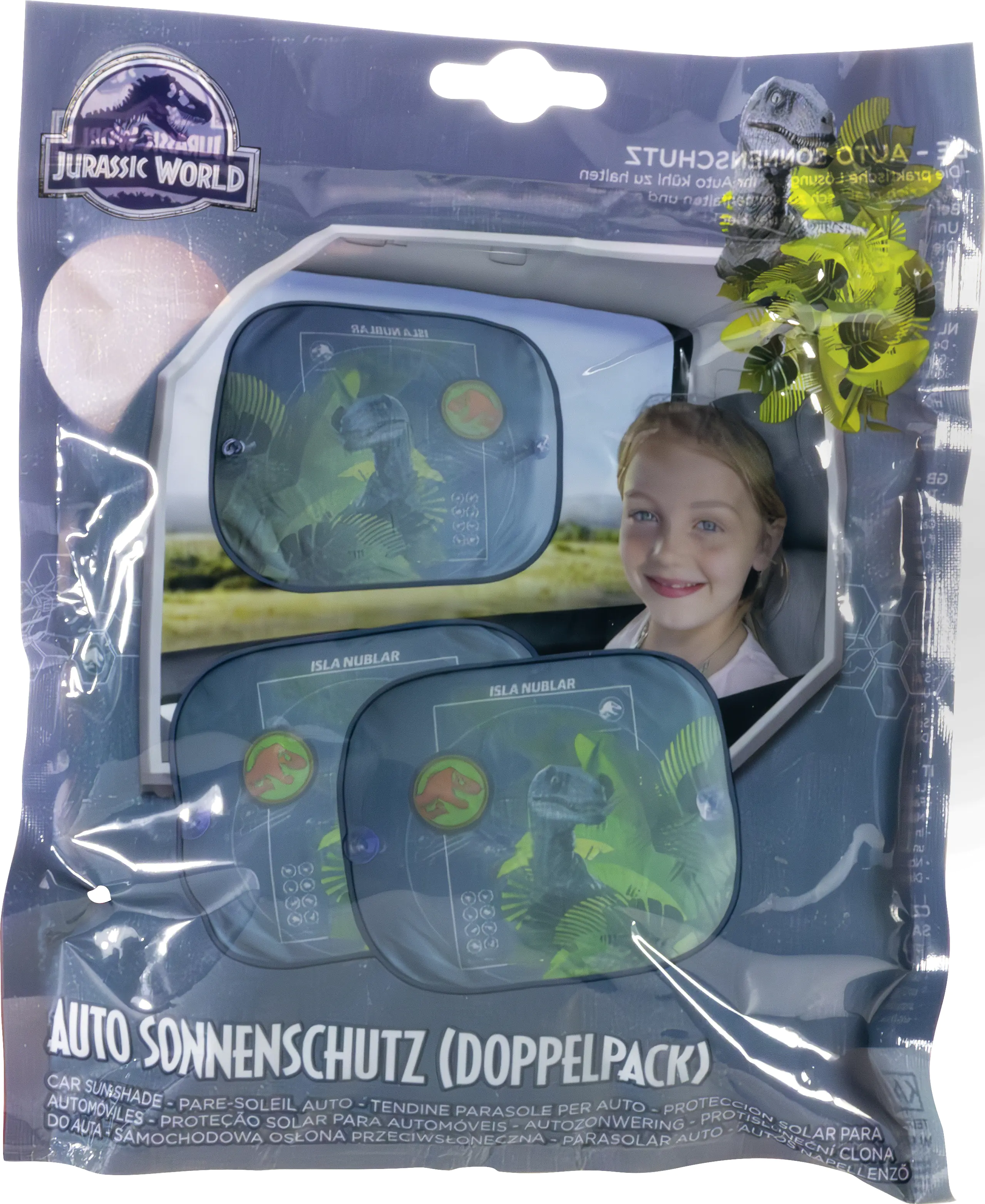 HITS4KIDS Sonnenschutz Jurassic World 2 Stück HITS4KIDS Sonnenschutz Jurassic World 2 Stück