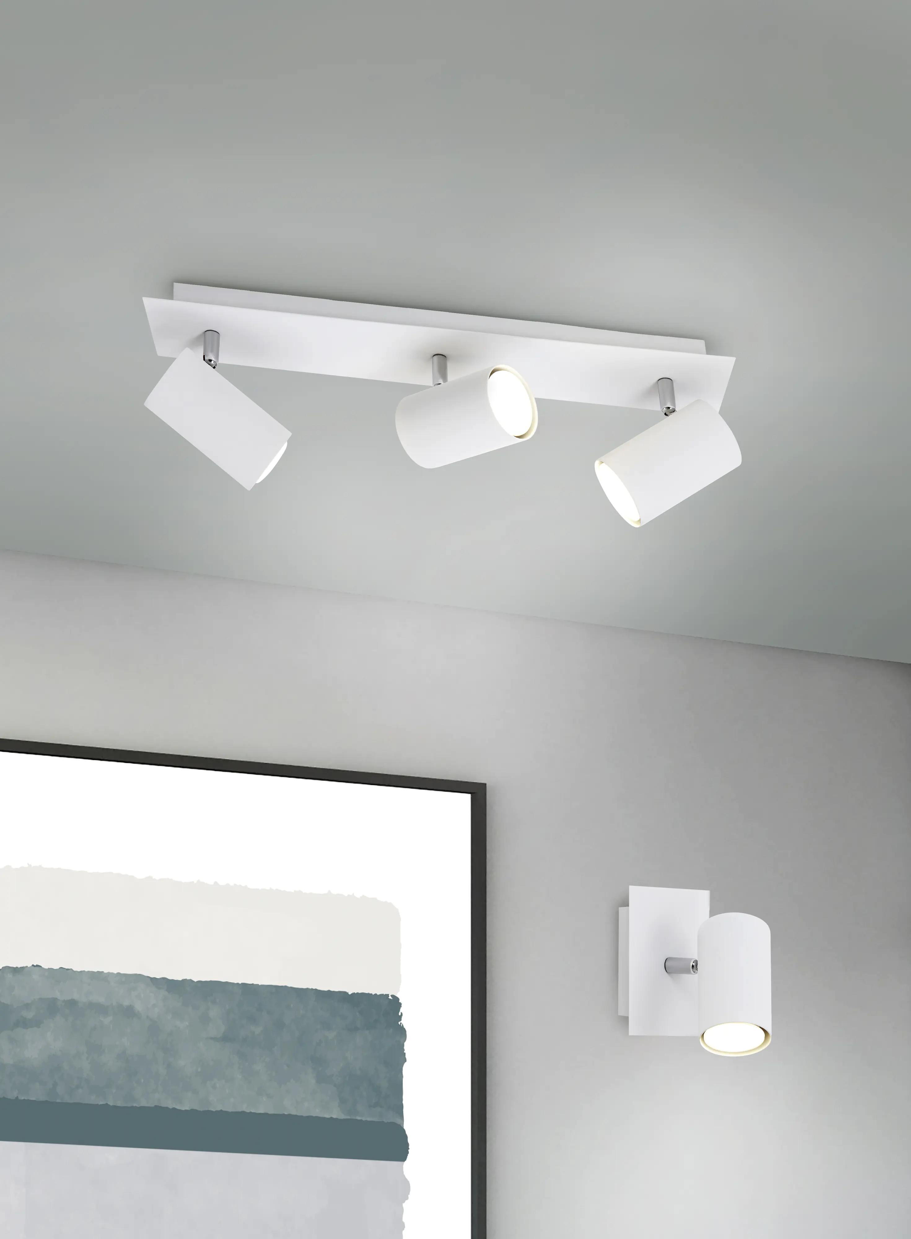 Trio Leuchten 1er Spot Marley GU10, weiß matt Trio Leuchten 1er Spot Marley GU10, weiß matt