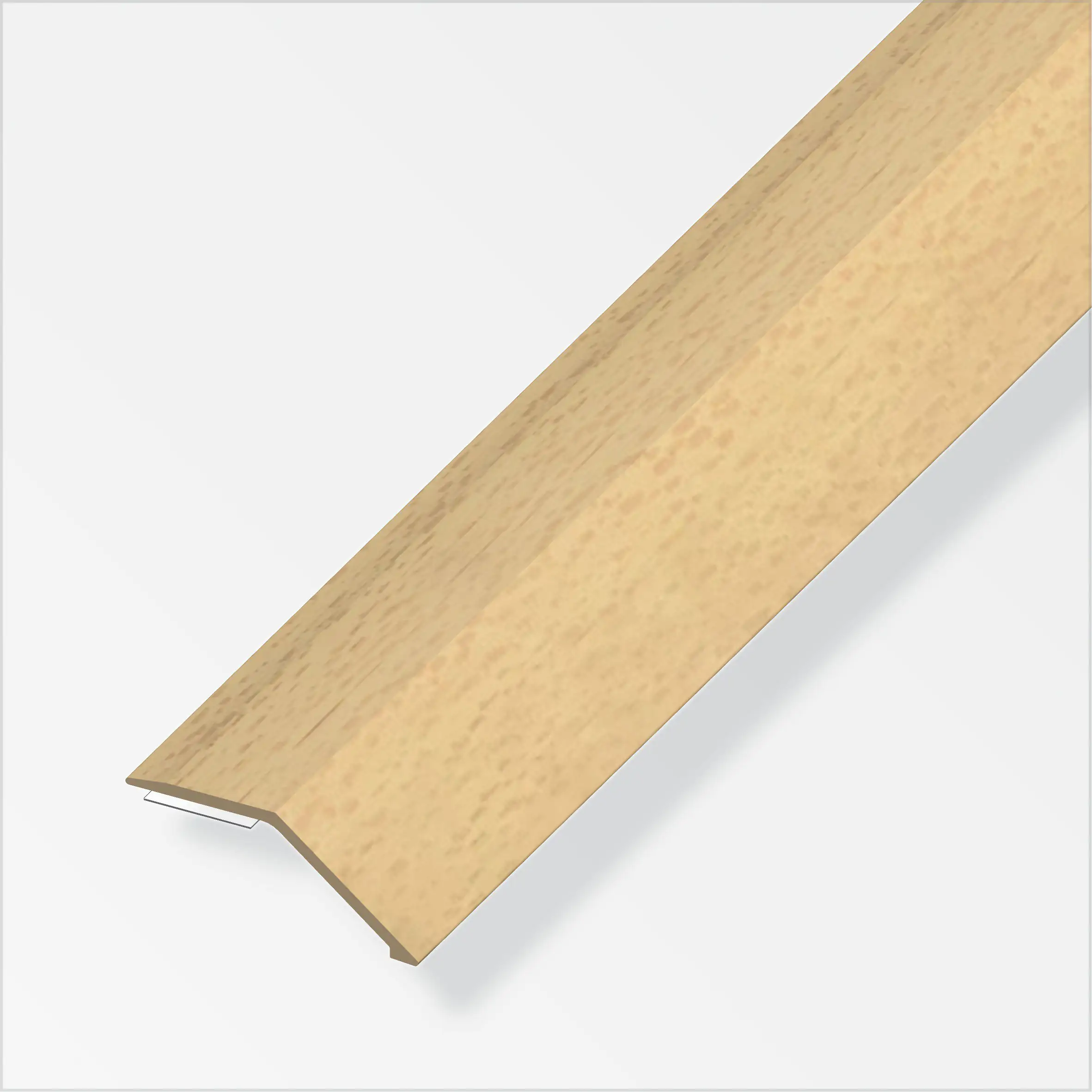 alfer Niveauausgleichs-Profil 1 m, 37 x 10 mm PVC (Kunststoff) glatt buche