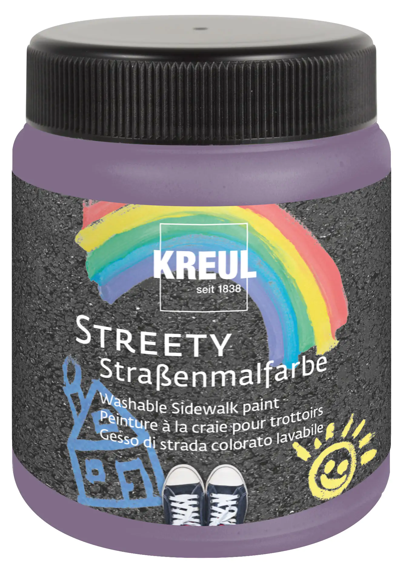 Kreul Streety Straßenmalfarbe Luftballonlila 200 ml