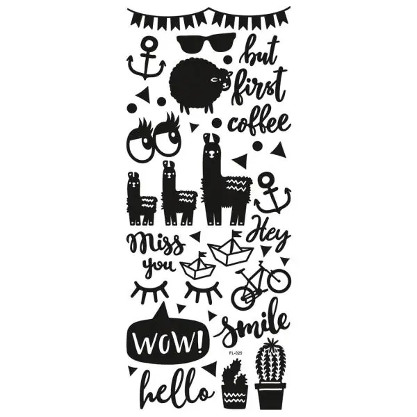 Relief-Sticker Basic 10 Blatt