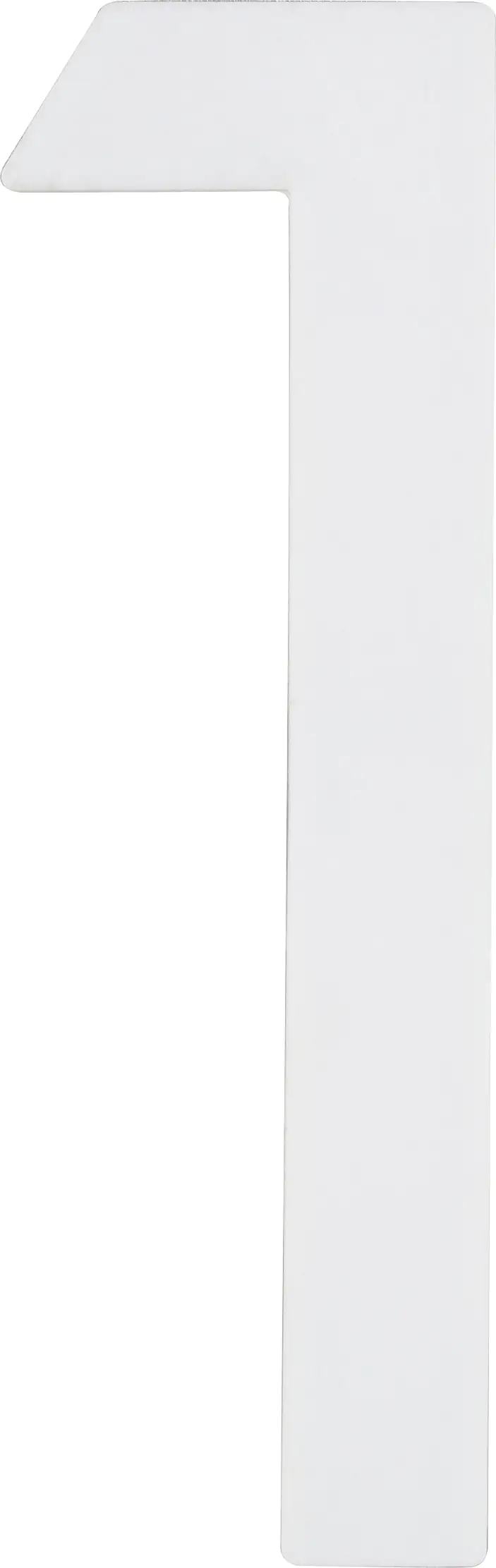 Alpertec Hausnummer 1 Selbstklebend Nachtleuchtend