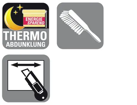 Gardinia EasyFix Thermo Rollo weiß 120 x 150 cm