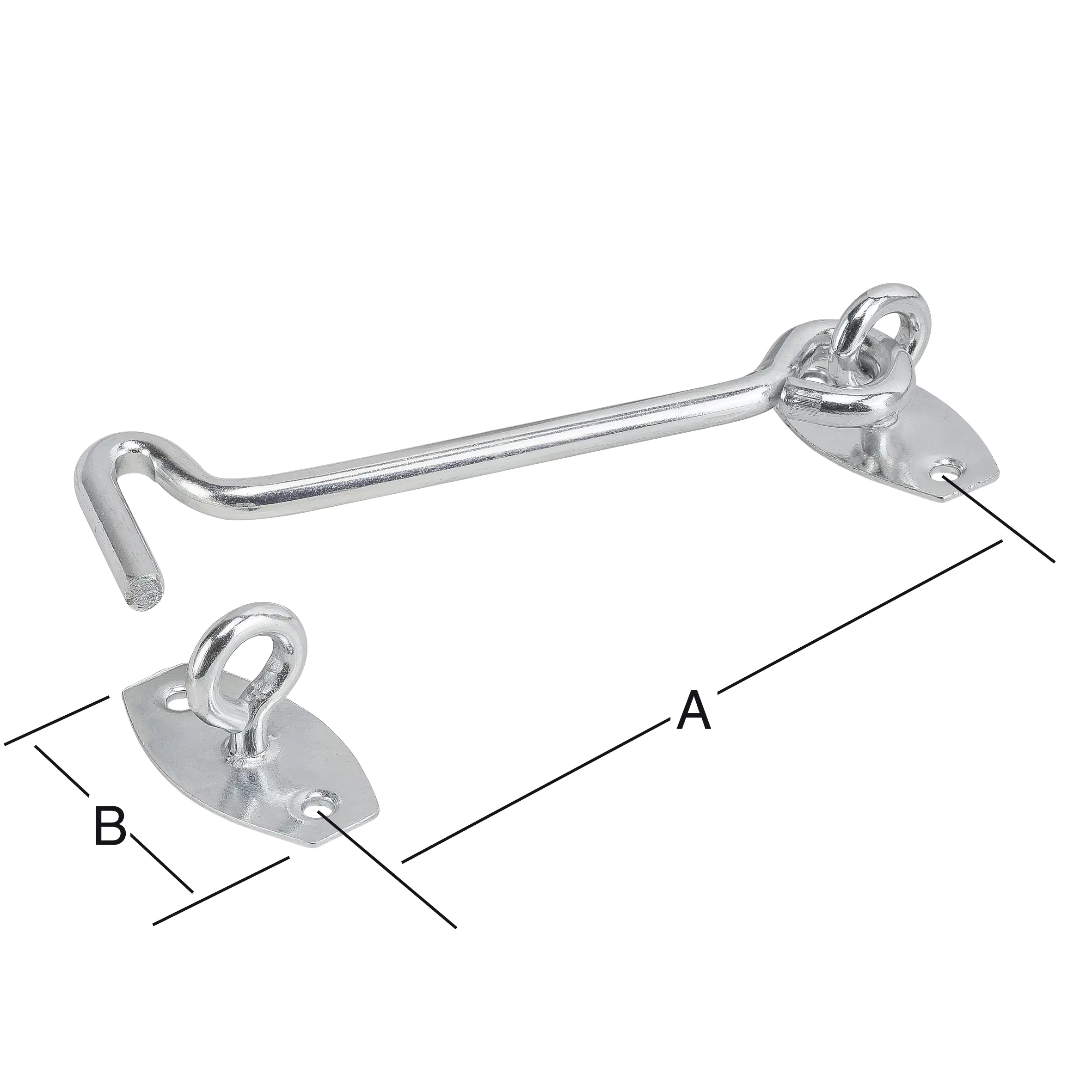 Vormann Sturmhaken verzinkt 100 x 43 mm Vormann Sturmhaken verzinkt 100 x 43 mm