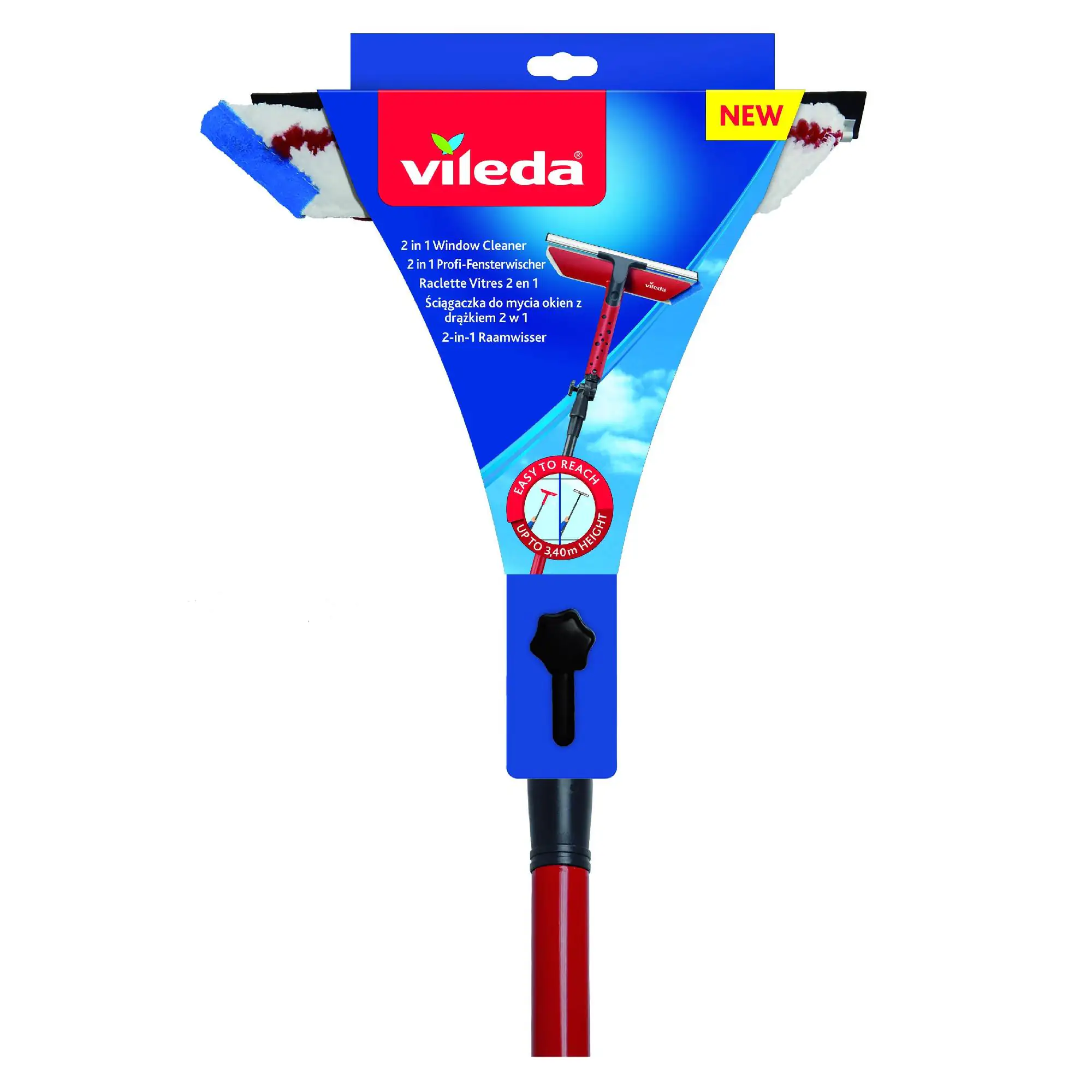 Vileda Fensterwischer Profi mit Stiel Vileda Fensterwischer Profi mit Stiel