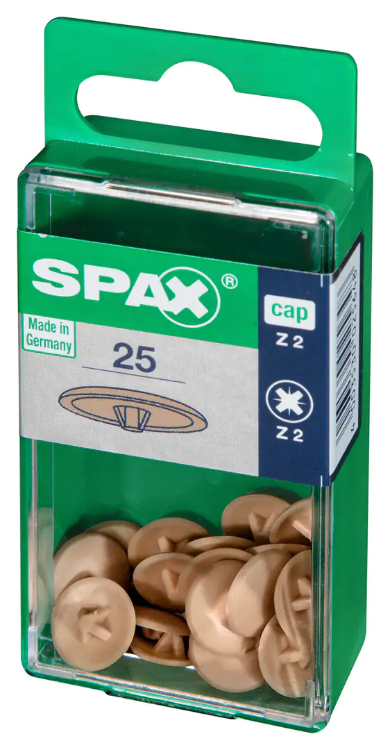 Spax Abdeckkappen beige zum stecken (kreuz)- 25 Stk. Spax Abdeckkappen beige zum stecken (kreuz)- 25 Stk.