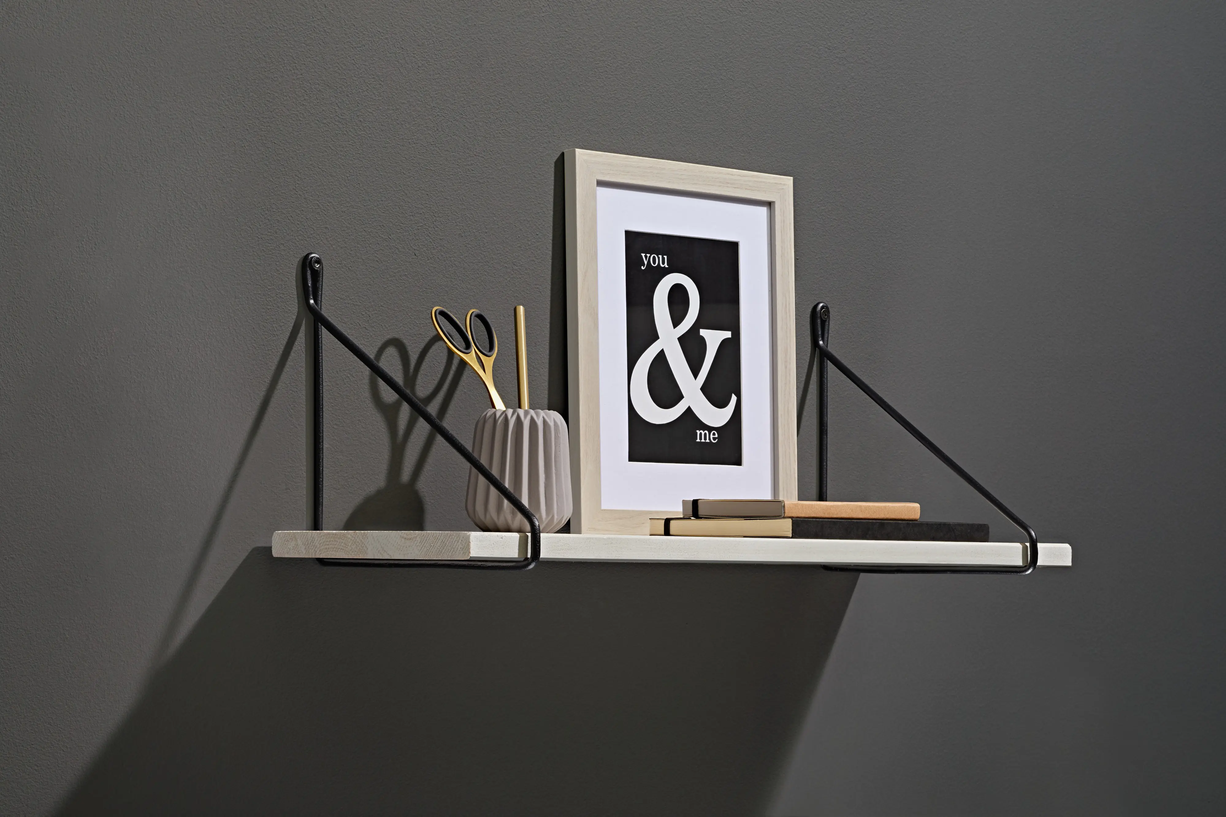 Dolle Regalträger Fil 21 x 21 x 0,6 cm schwarz Alu