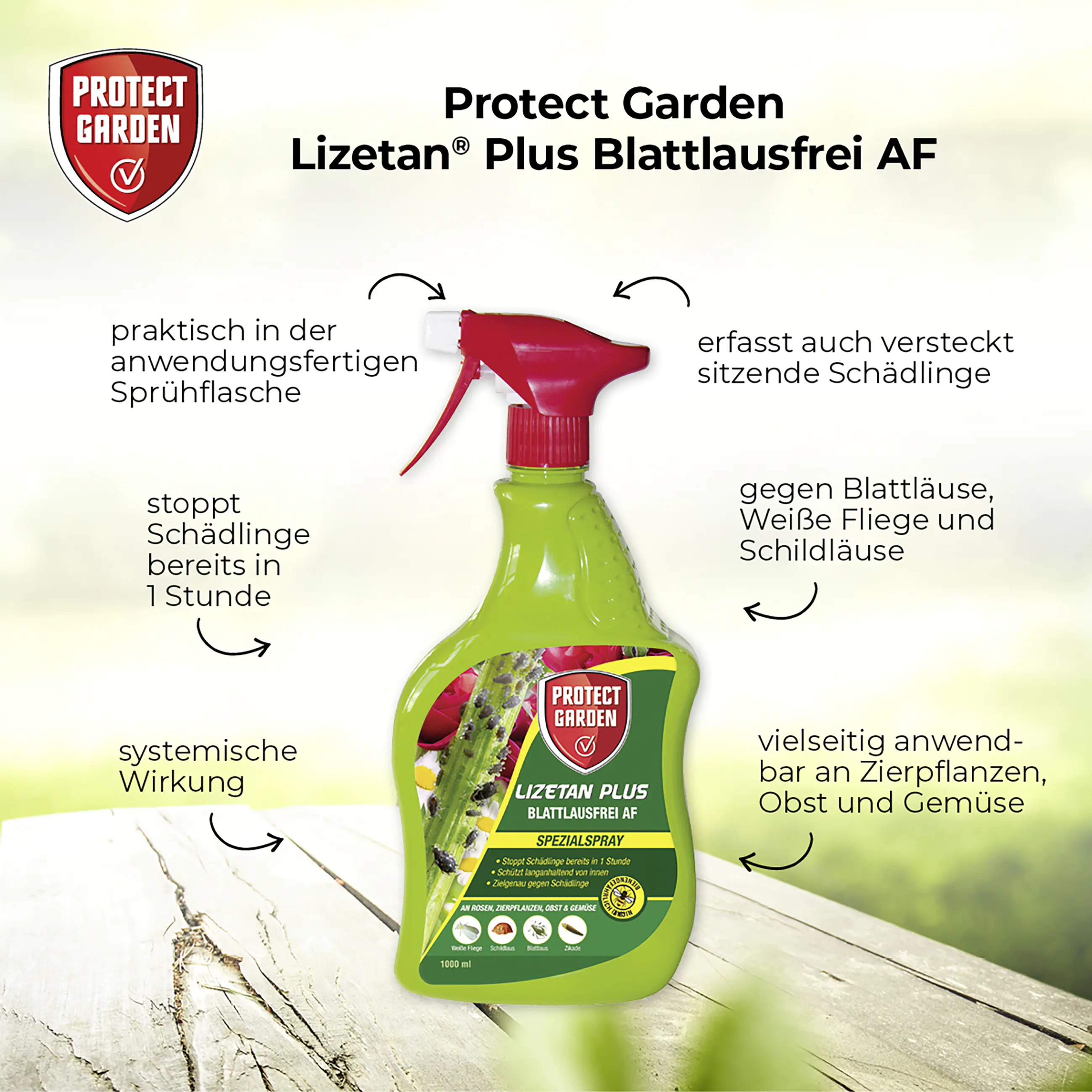 Protect Garden Lizetan Plus Blattlausfrei AF 1 l Protect Garden Lizetan Plus Blattlausfrei AF 1 l