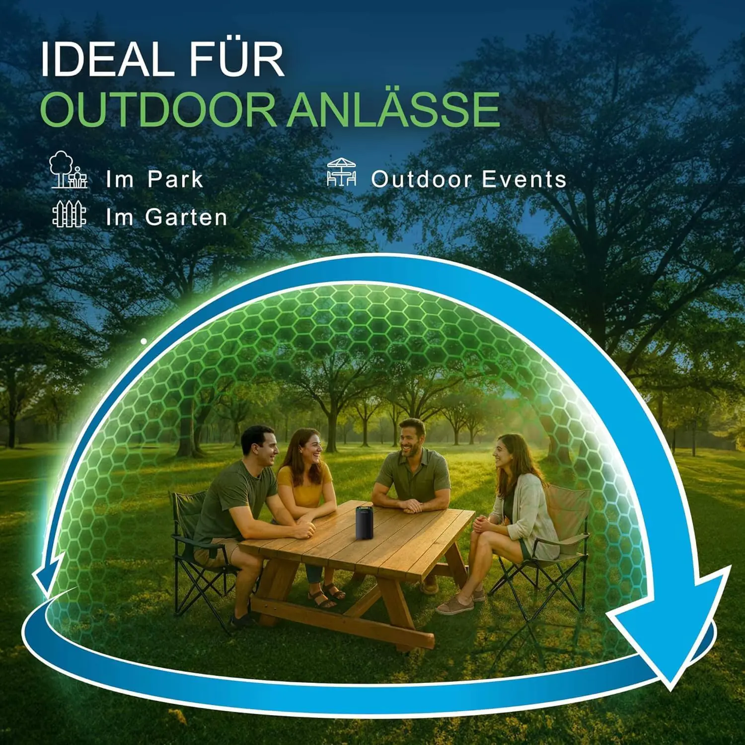 Thermacell Mückenabwehr-Verdampfer Protect schwarz-grün inkl. Wirkstoff