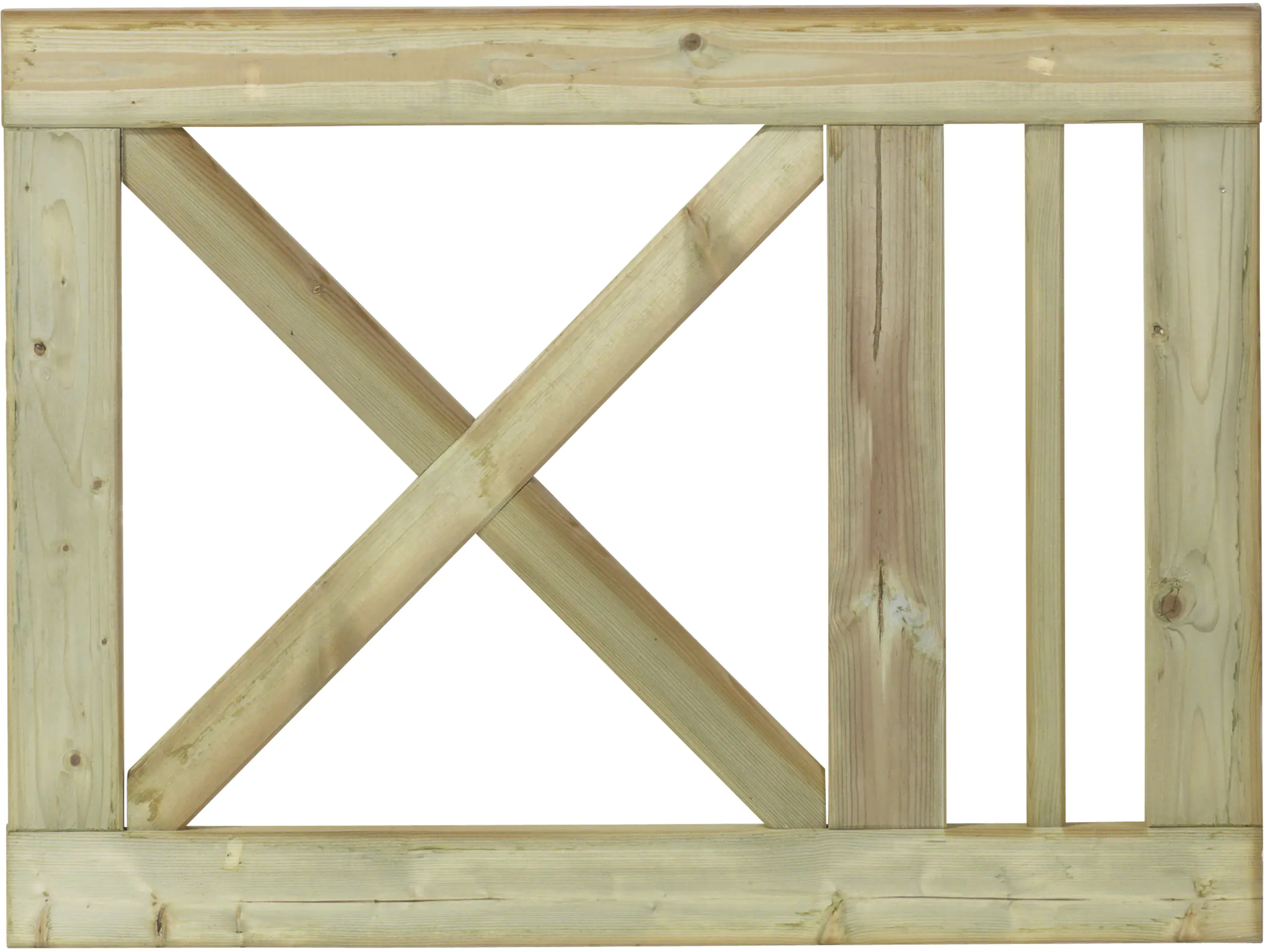 Plus Einzeltor Schloss Holz 100 × 75 cm natur Plus Einzeltor Schloss Holz 100 × 75 cm natur