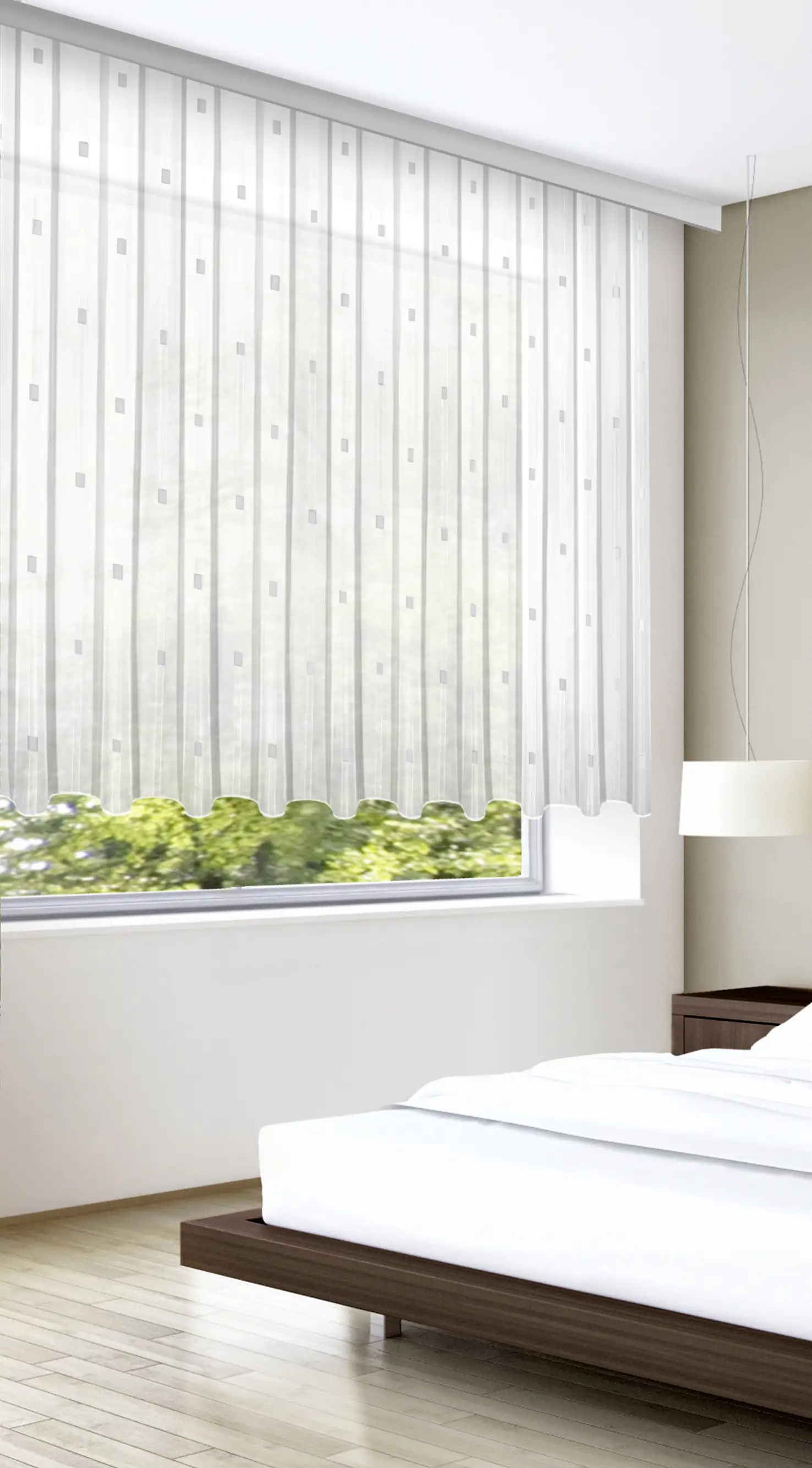 Neusser Collection Store mit Bleiband Christa weiß, 160 x 300 cm