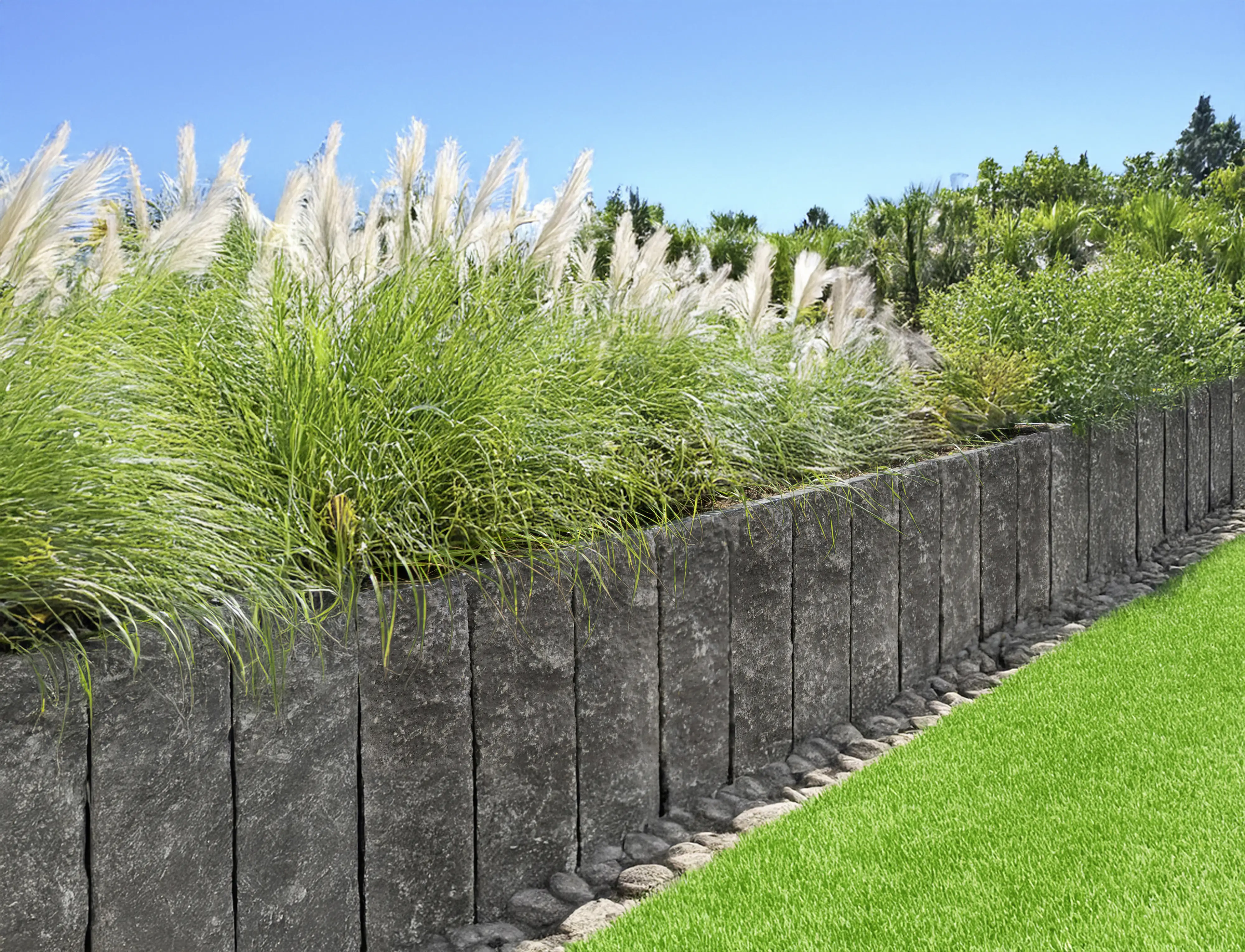 EHL Palisade Anzio Light 50 x 18 x 15 cm basalt-anthrazit