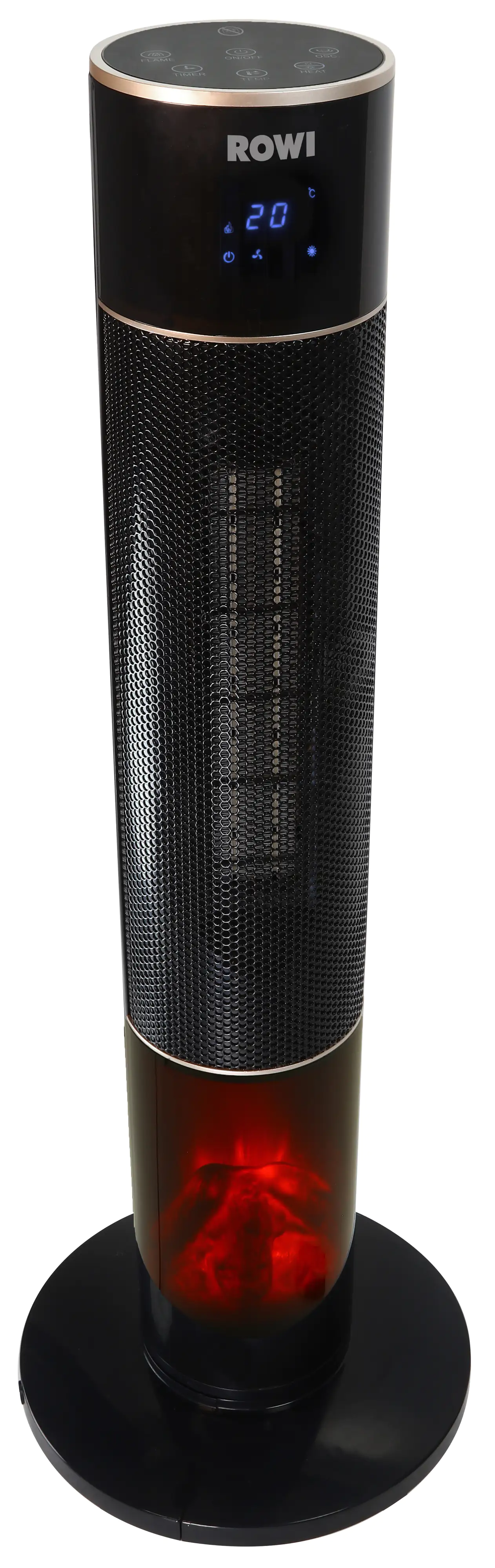 Rowi Keramik Turmheigerät 2000 W Flame HKT 2000/2/6 ODF