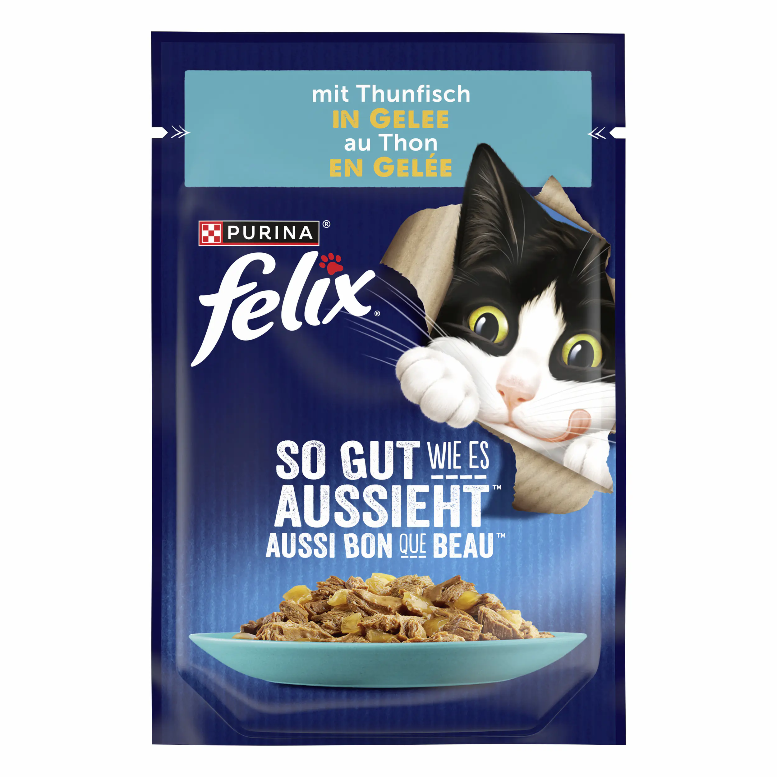 Felix So gut wie es aussieht in Gelee mit Thunfisch 85 g