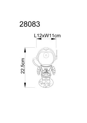 Globo Tischleuchte Cosmo 4,5W RGBW Kunststoff