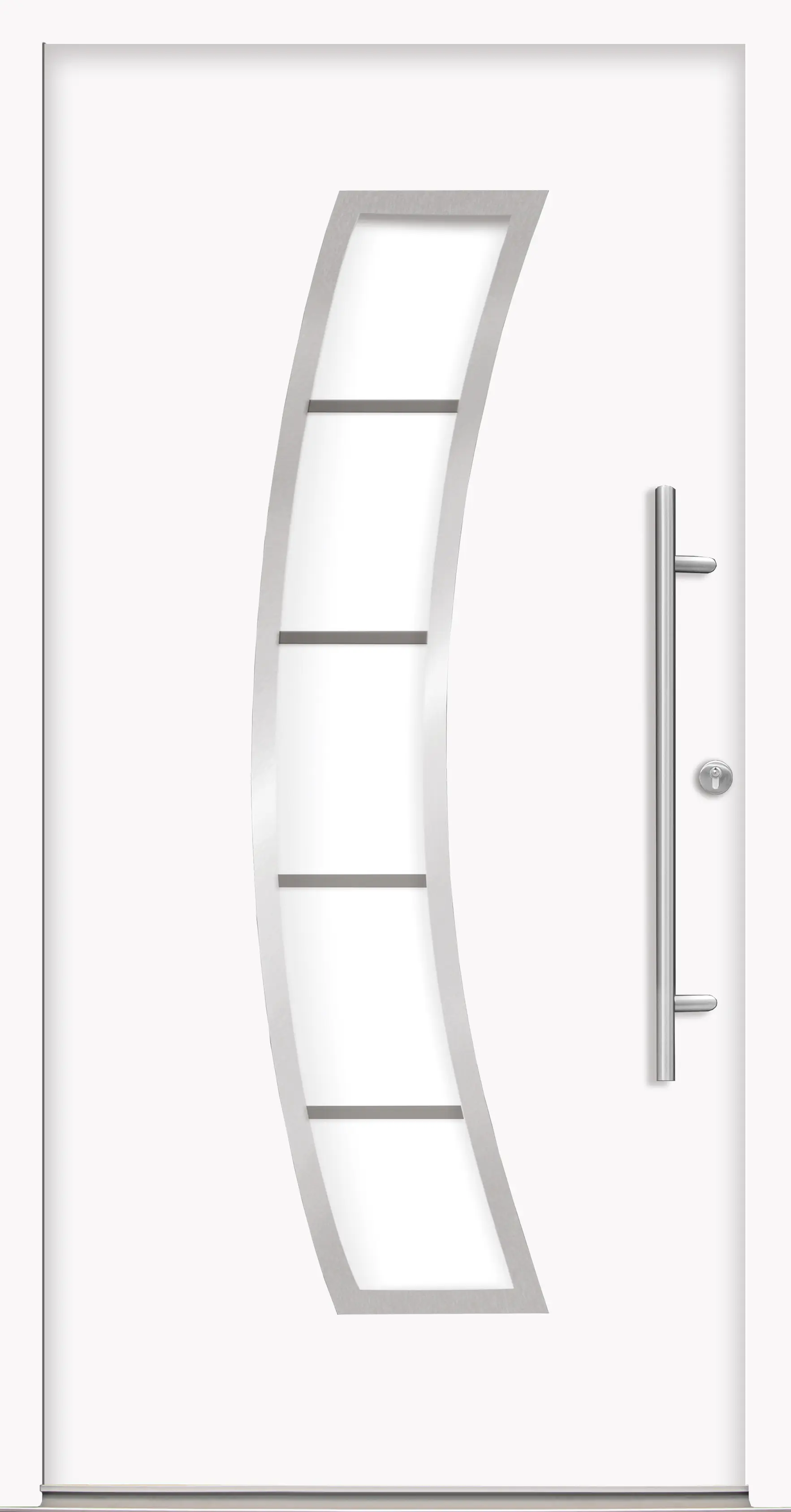 Splendoor Haustür Passivedoor Premium P14 Weiß DIN Rechts 100 x 210 cm