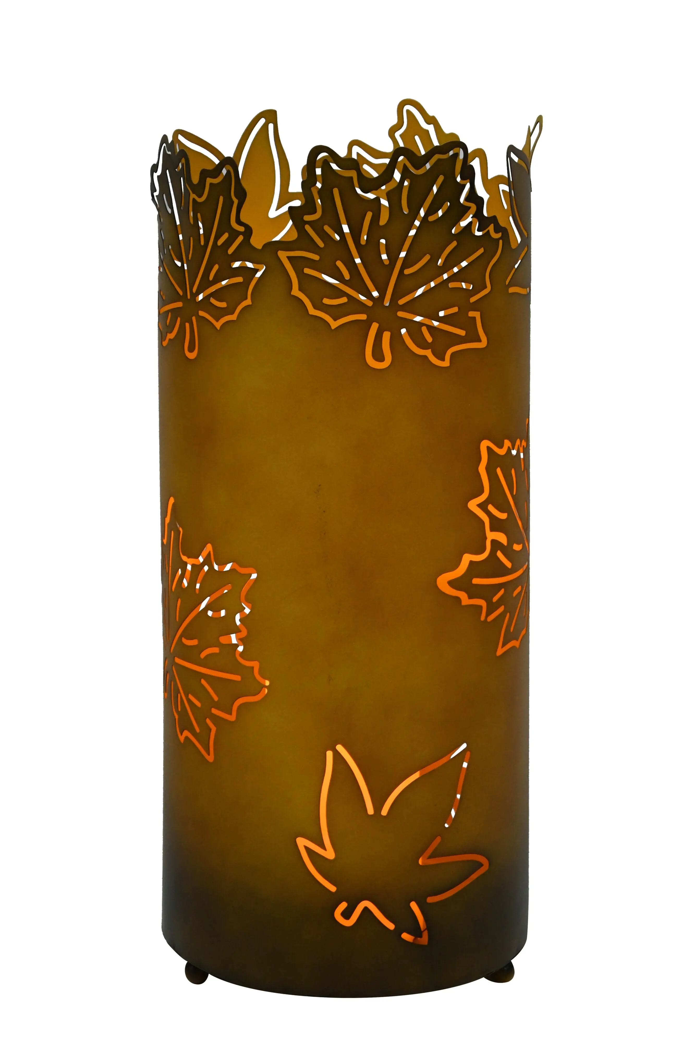 TrendLine LED Windlicht 40 cm batteriebetrieben warmweiß kupfer