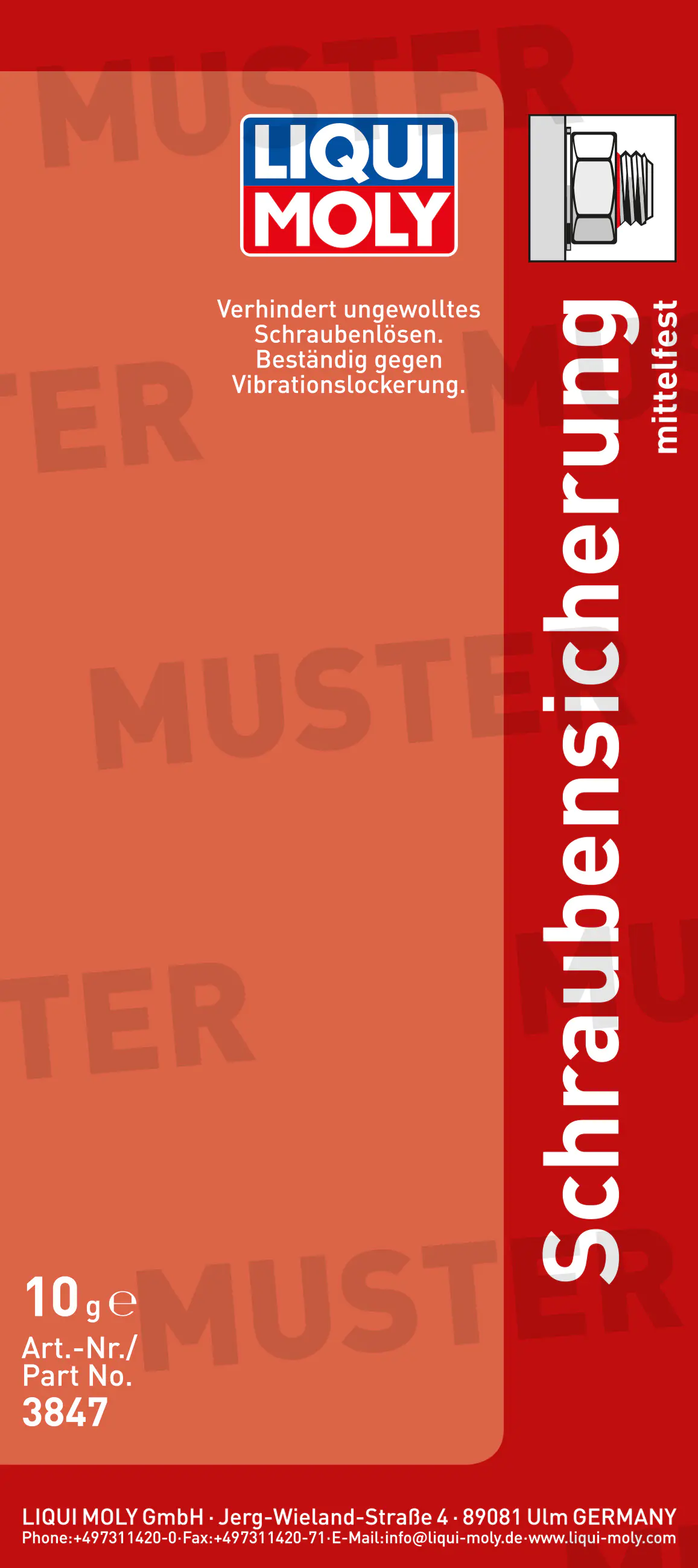 Liqui Moly Schrauben-Sicherung mittelfest 10 g Liqui Moly Schrauben-Sicherung mittelfest 10 g