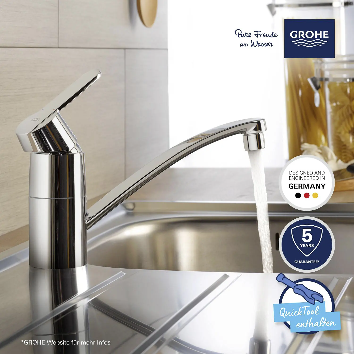 Grohe Küchenarmatur Get chrom