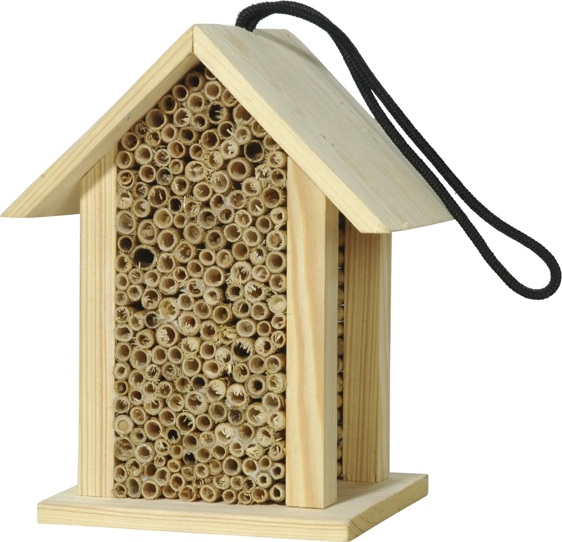 Dobar Insektenhotel Nisthilfe Zedernholz 15,5 x 12 x 19,5 cm natur