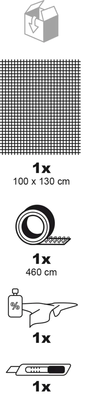 Schellenberg Fliegengitter Minirolle 100x130 cm anthrazit kürzbar Schellenberg Fliegengitter Minirolle 100x130 cm anthrazit kürzbar