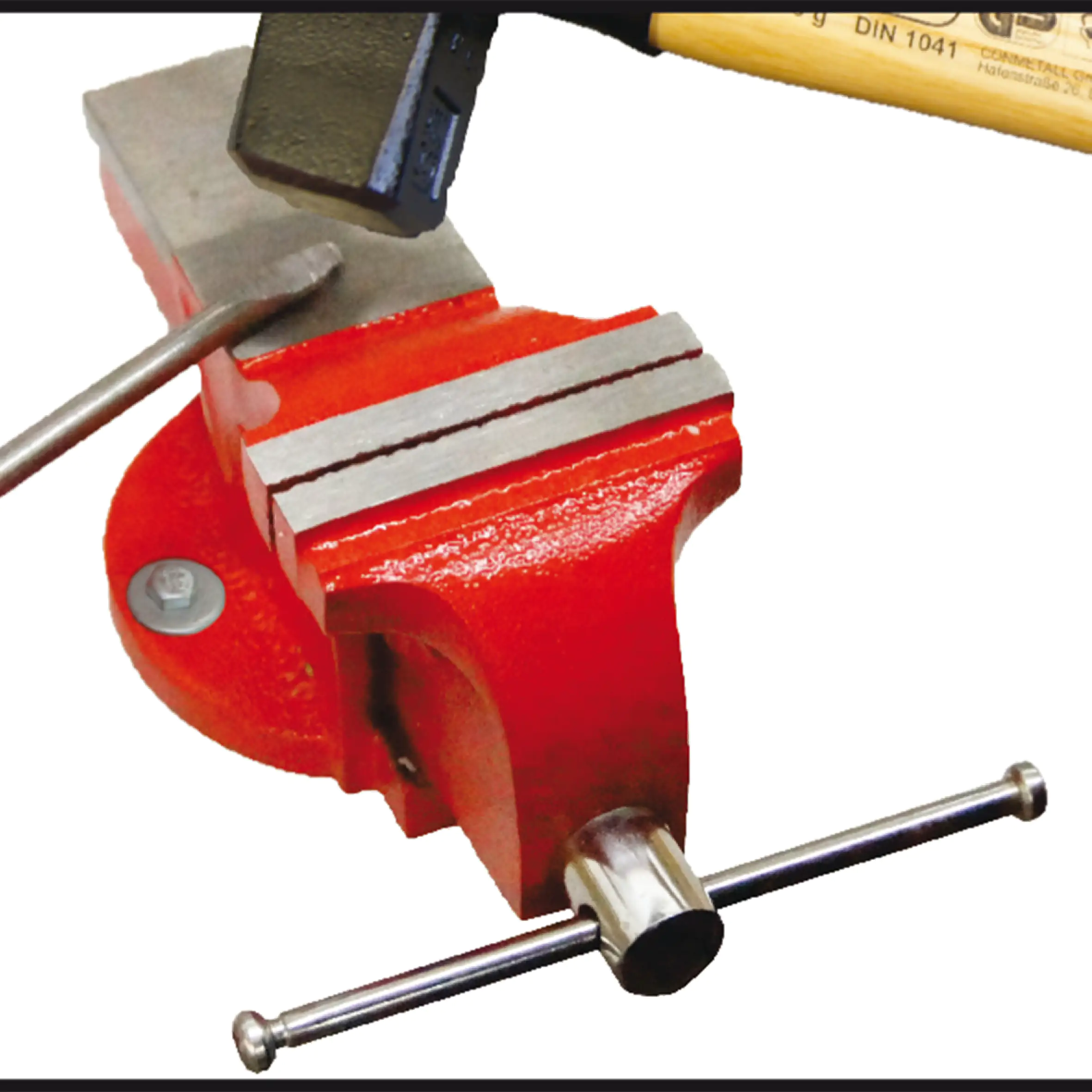 Connex Schraubstock COX870080 80 mm feststehend