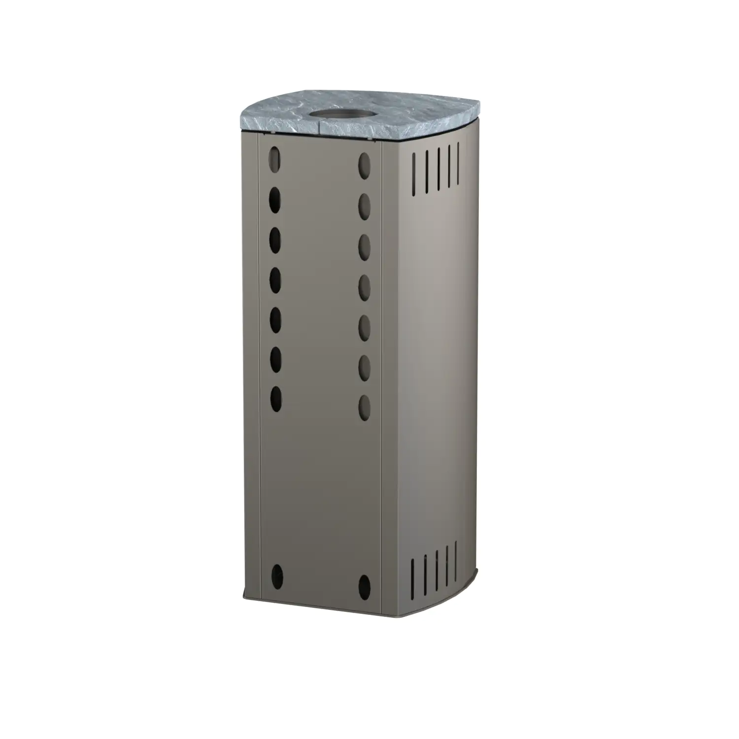 Thermia Kaminofen Alpha Naturstein grau 6 kW