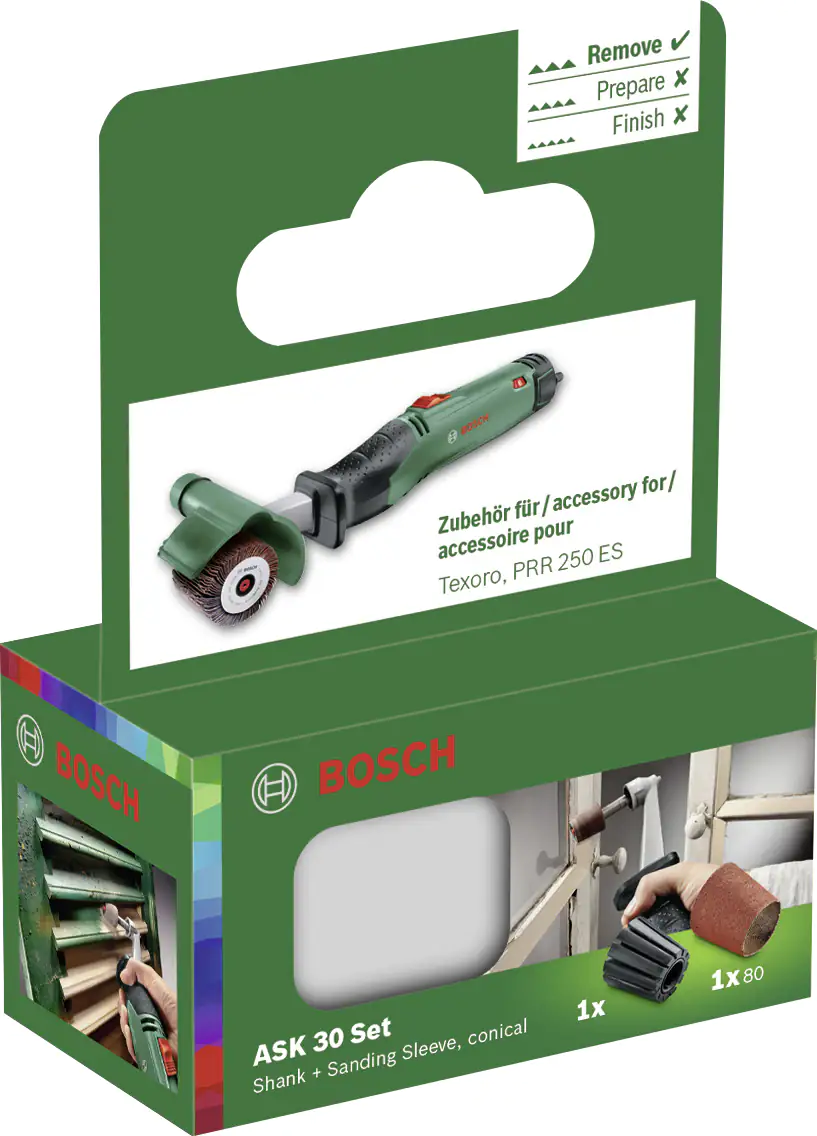 Bosch Aufnahmeschaft-Set für konische Schleifhülse zu PRR 250 ES Bosch Aufnahmeschaft-Set für konische Schleifhülse zu PRR 250 ES