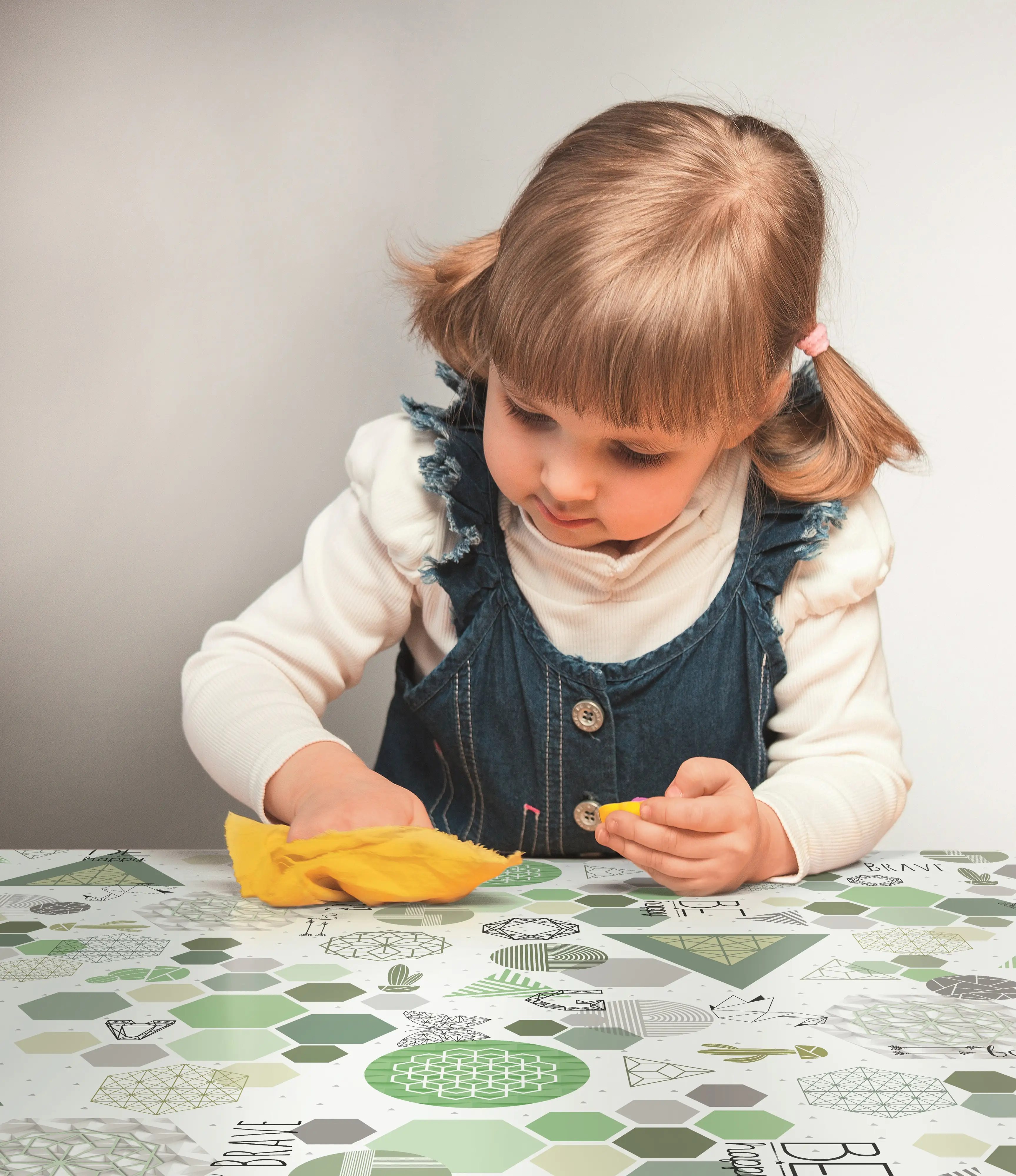 d-c-table Tischdecke Manhattan Vlies Geometris 110 x 140 cm