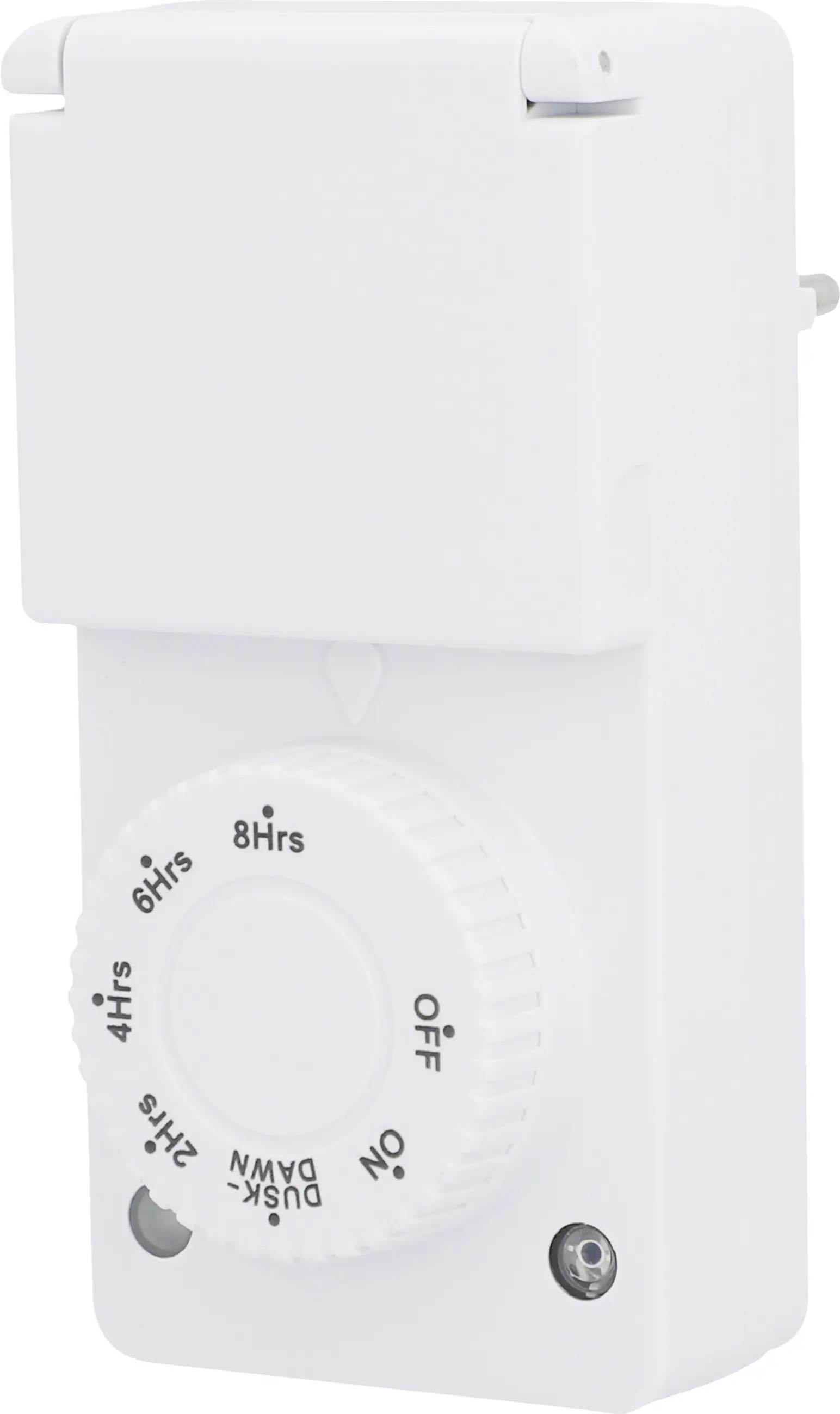 Zeitschaltuhr Countdown- und Dämmerungsfunktion weiß mechanisch, weiß, IP44 Zeitschaltuhr Countdown- und Dämmerungsfunktion weiß mechanisch, weiß, IP44