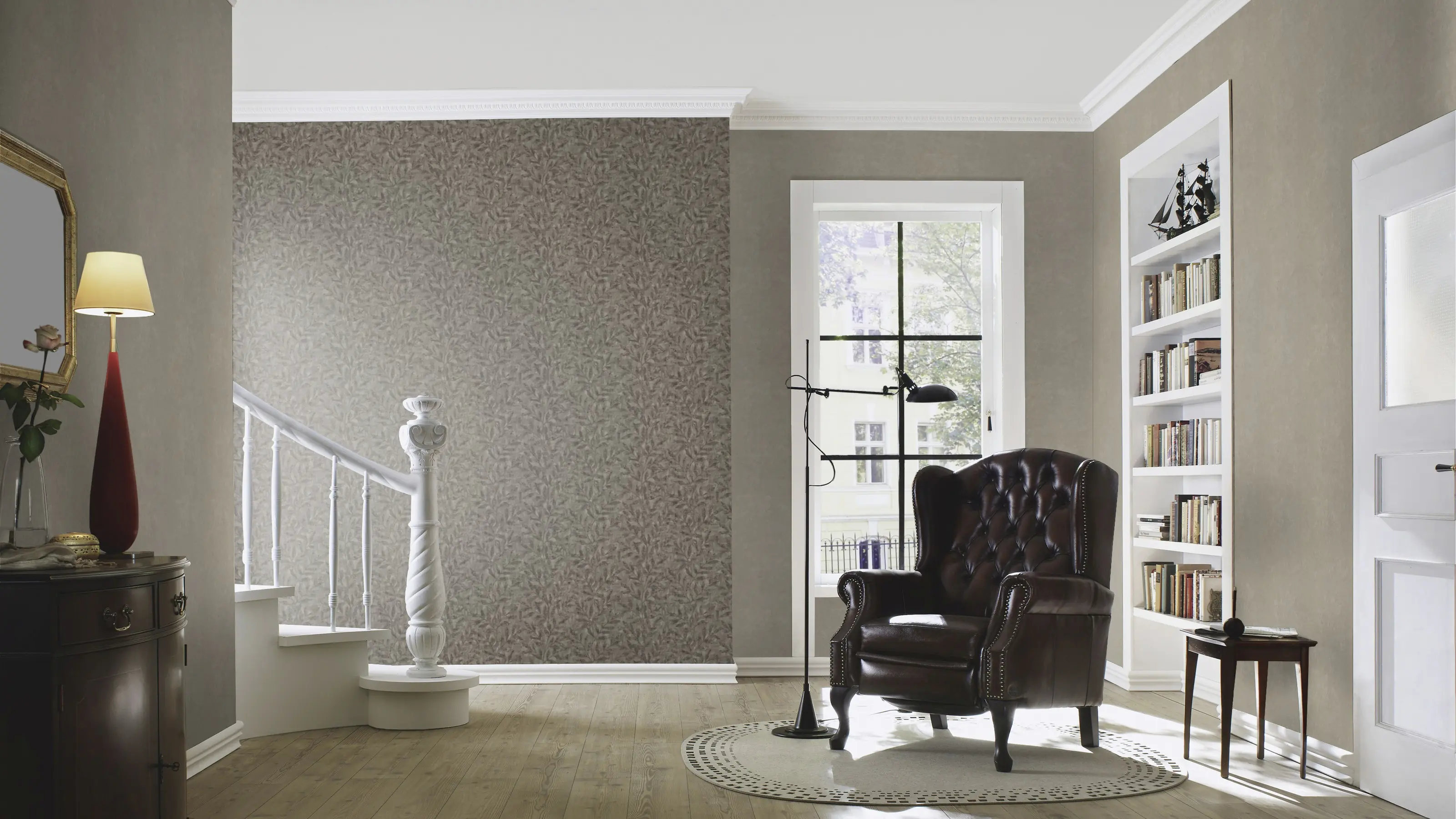 Rasch Vliestapete 315158 Braun-Hellbraun Uni 10,05 m x 0,53 m